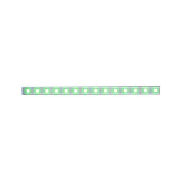 Paulmann LED-Streifen MaxLED 500 Stripe 1m IP44 Cover 3000K 12W 24V Silber Kunststoff, 1-flammig