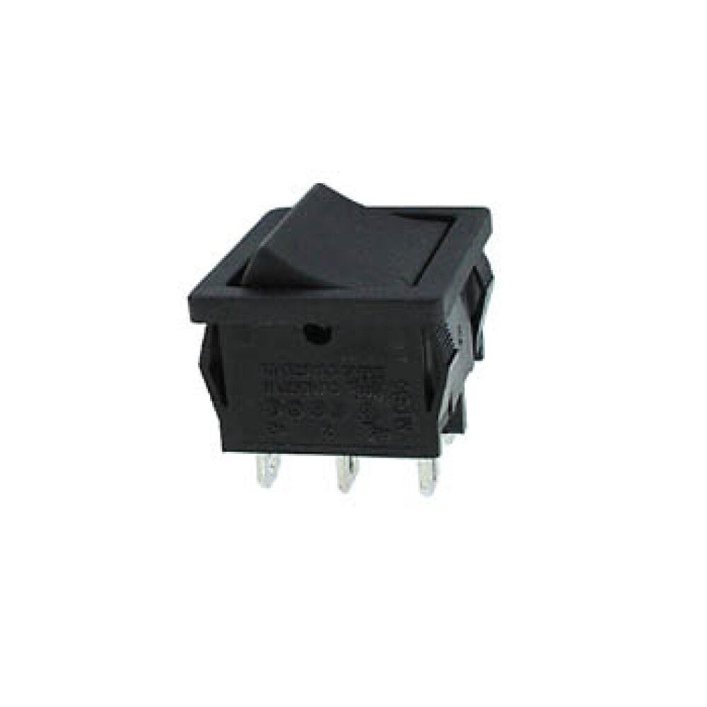 Generic Sicherungsgerät LEISTUNGSWIPPENSCHALTER 5A-250V DPDT EIN-EIN - SCHWARZ (1-St)