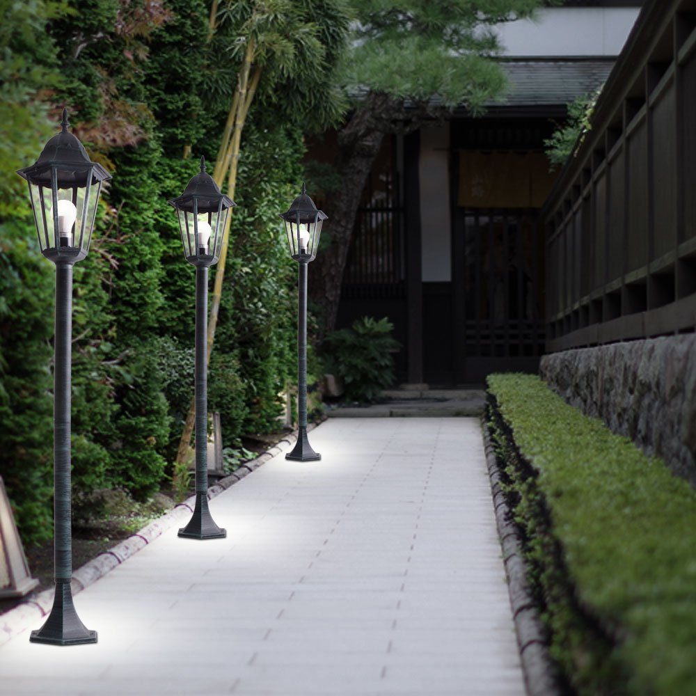 LED Stehlampe Standleuchte Laterne Haus Weg Garten schwenkbar Beleuchtung 8,5 W 