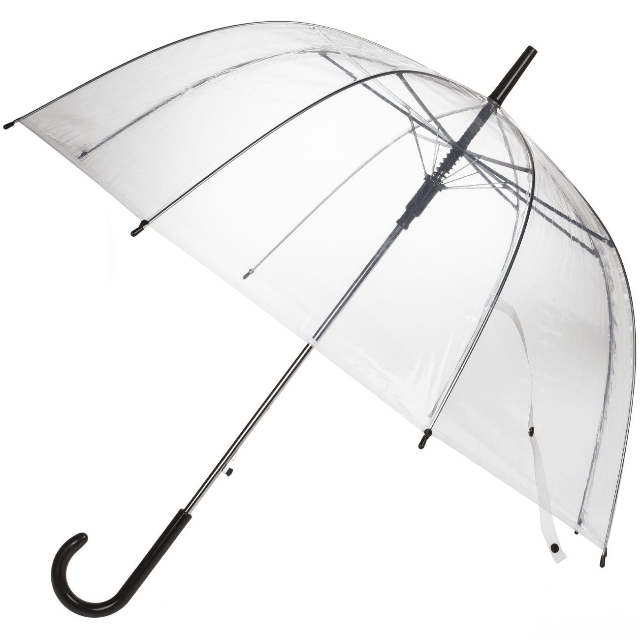 Out of the Blue Stockregenschirm Transparentes Kuppel-Regenschirm Automatik Ø 85cm 1er/2er/4er-Set, Glocken-Regenschirm windfest/transparent/Automatiköffnung