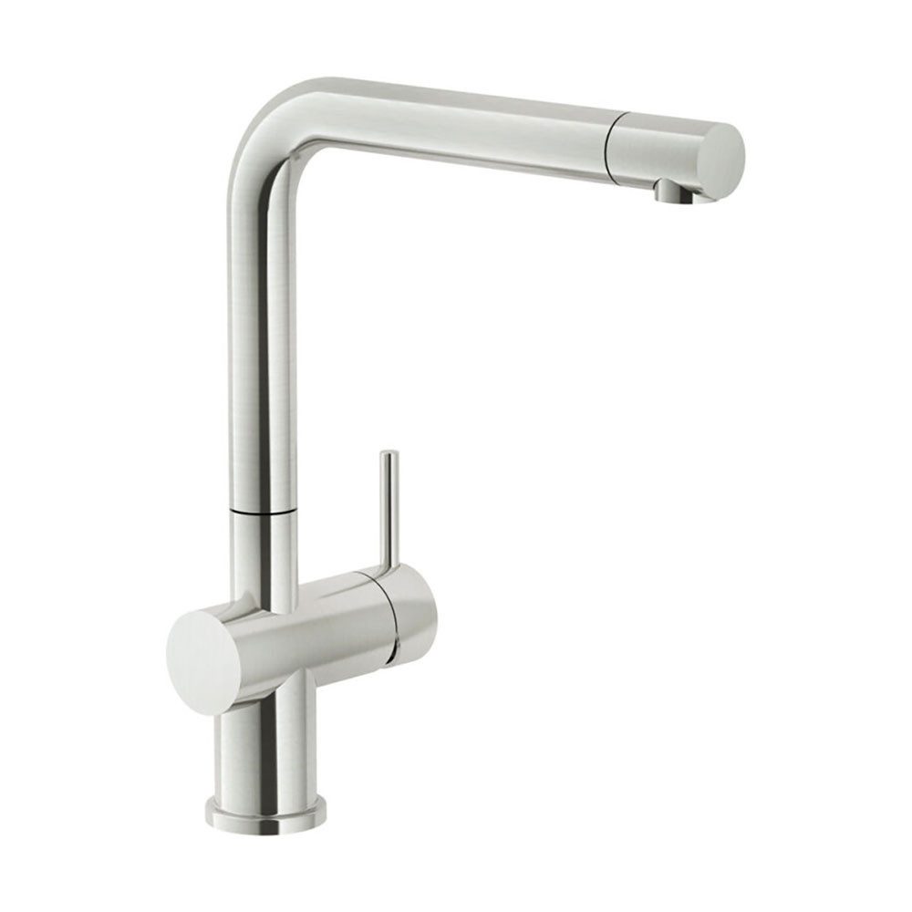 Systemceram Küchenarmatur Sila Edelstahlfinish