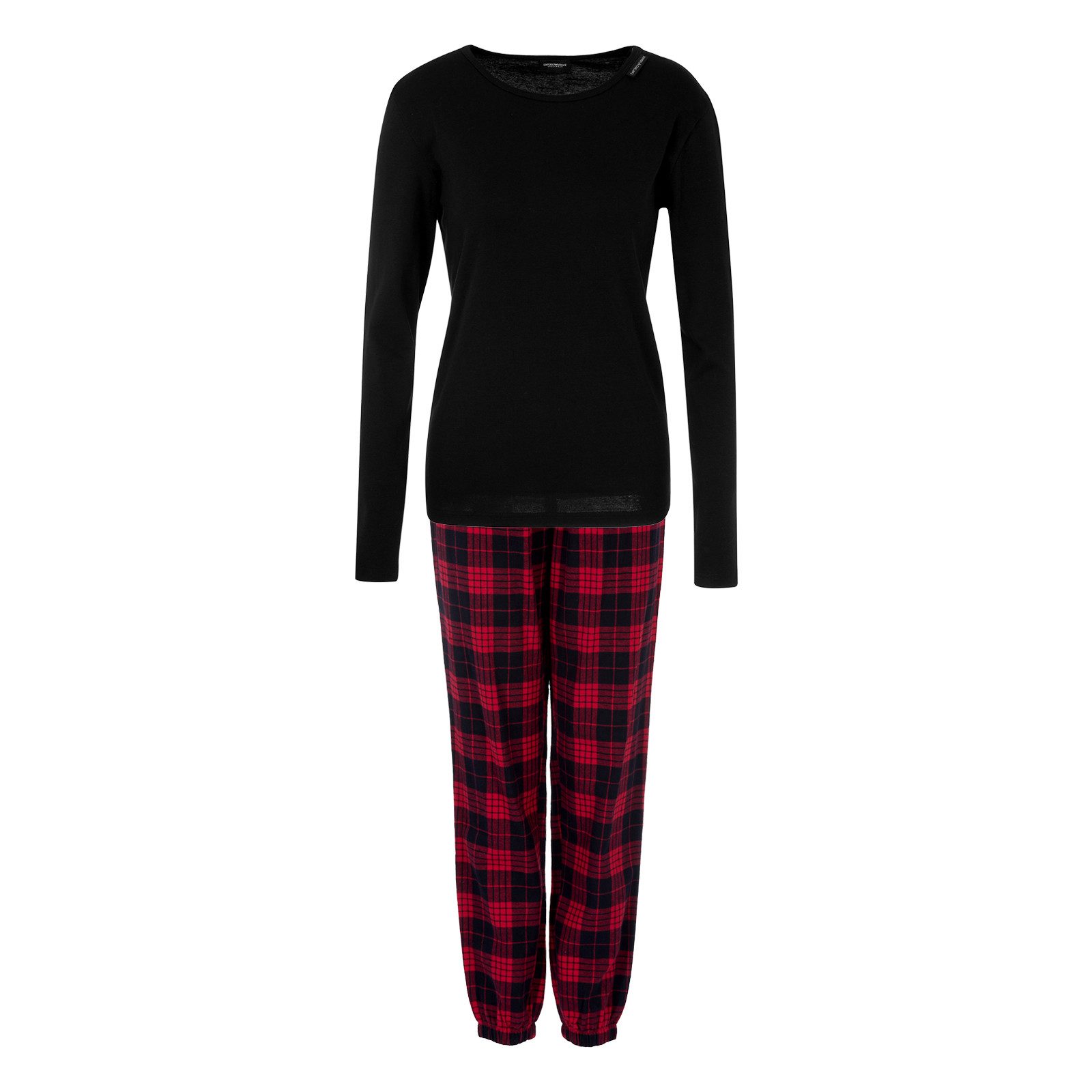 Emporio Armani Schlafanzug Long Pyjamas (2 tlg) mit Markendetails günstig online kaufen