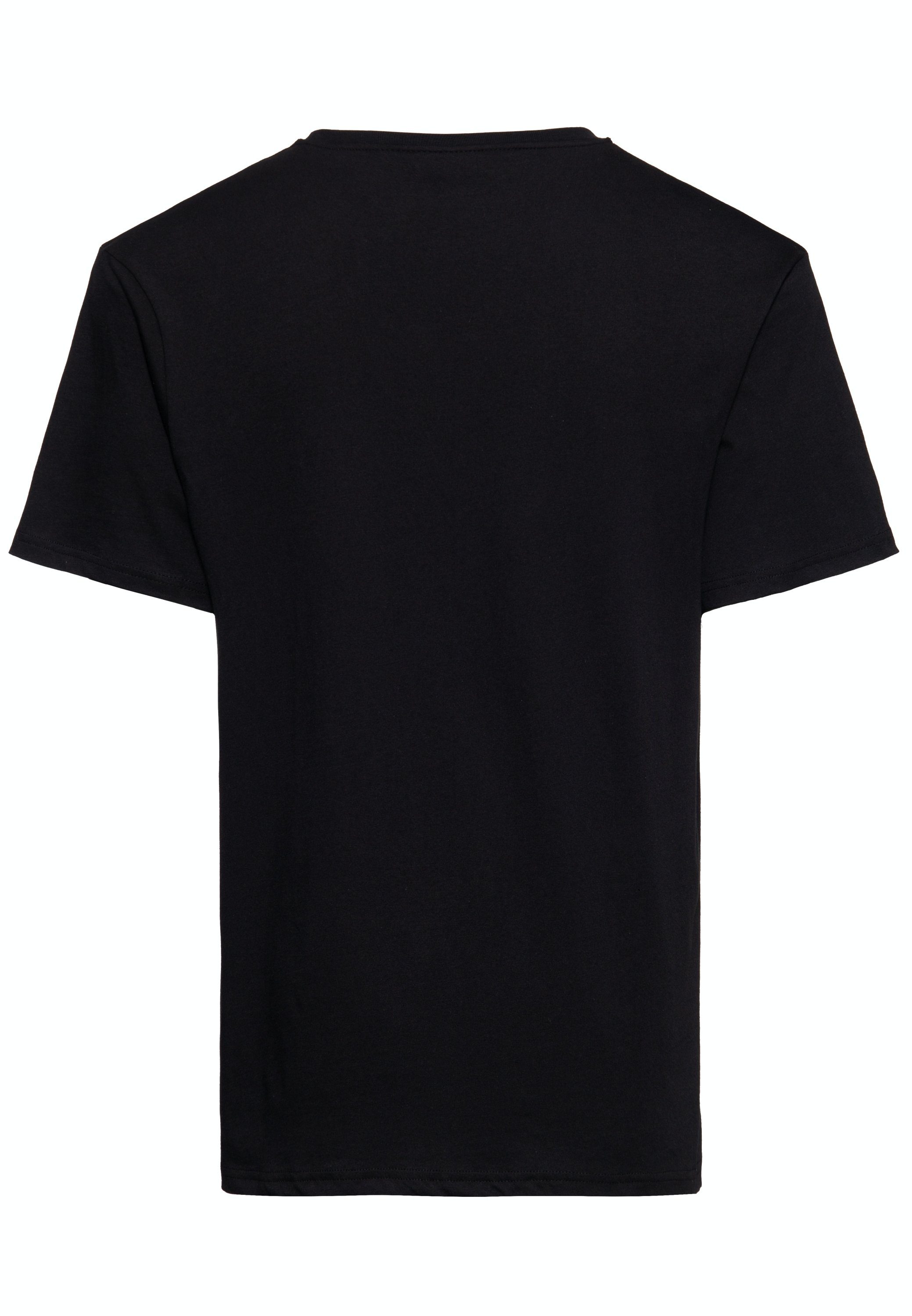 KingKerosin Print-Shirt Man in Black (1-tlg) günstig online kaufen