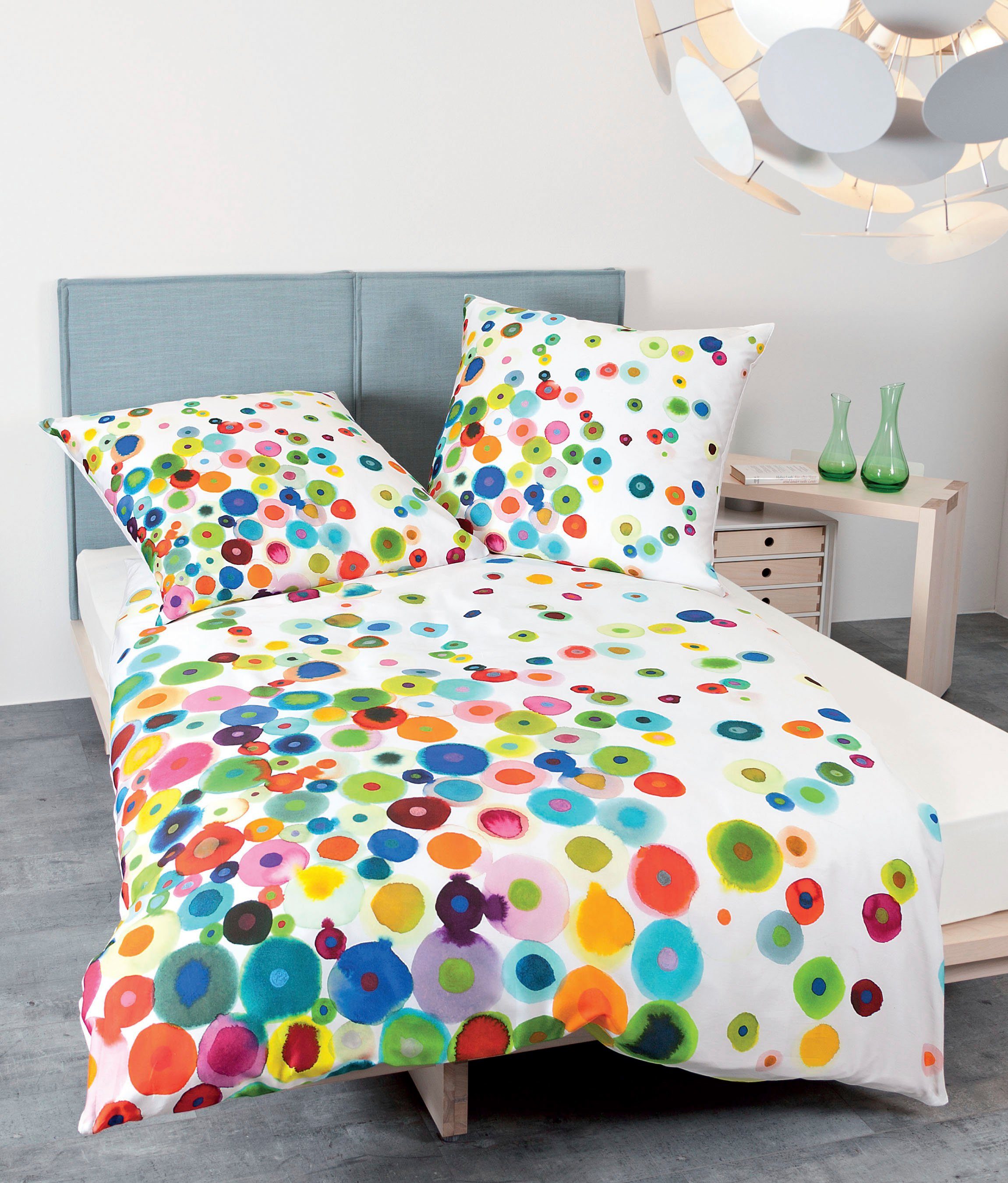 Janine Bettwäsche "modern art 42030" 2 Stk. tlg. mit Reißverschluss günstig online kaufen