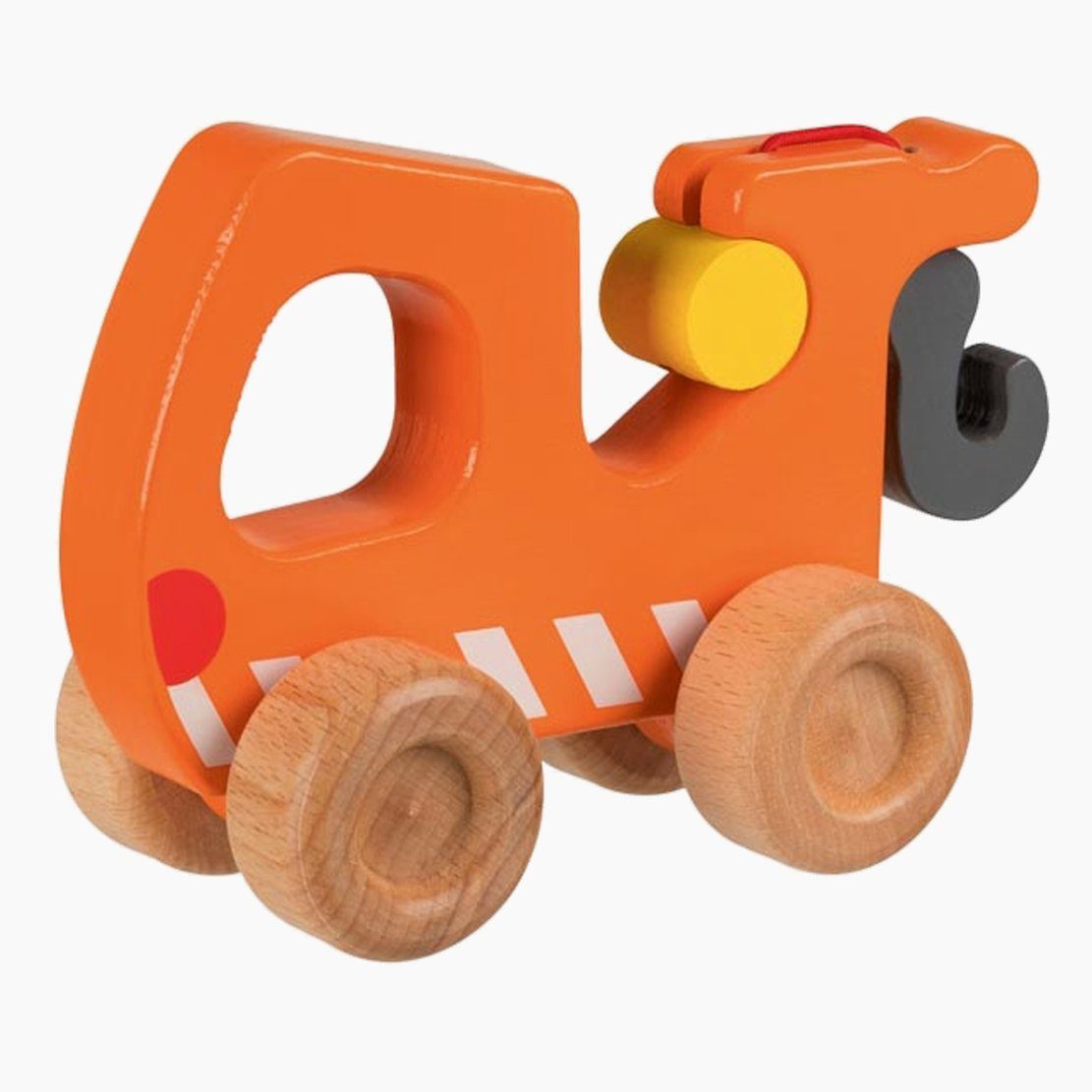 goki Spielzeug-Baumaschine Abschleppwagen, Stabiler Abschleppwagen