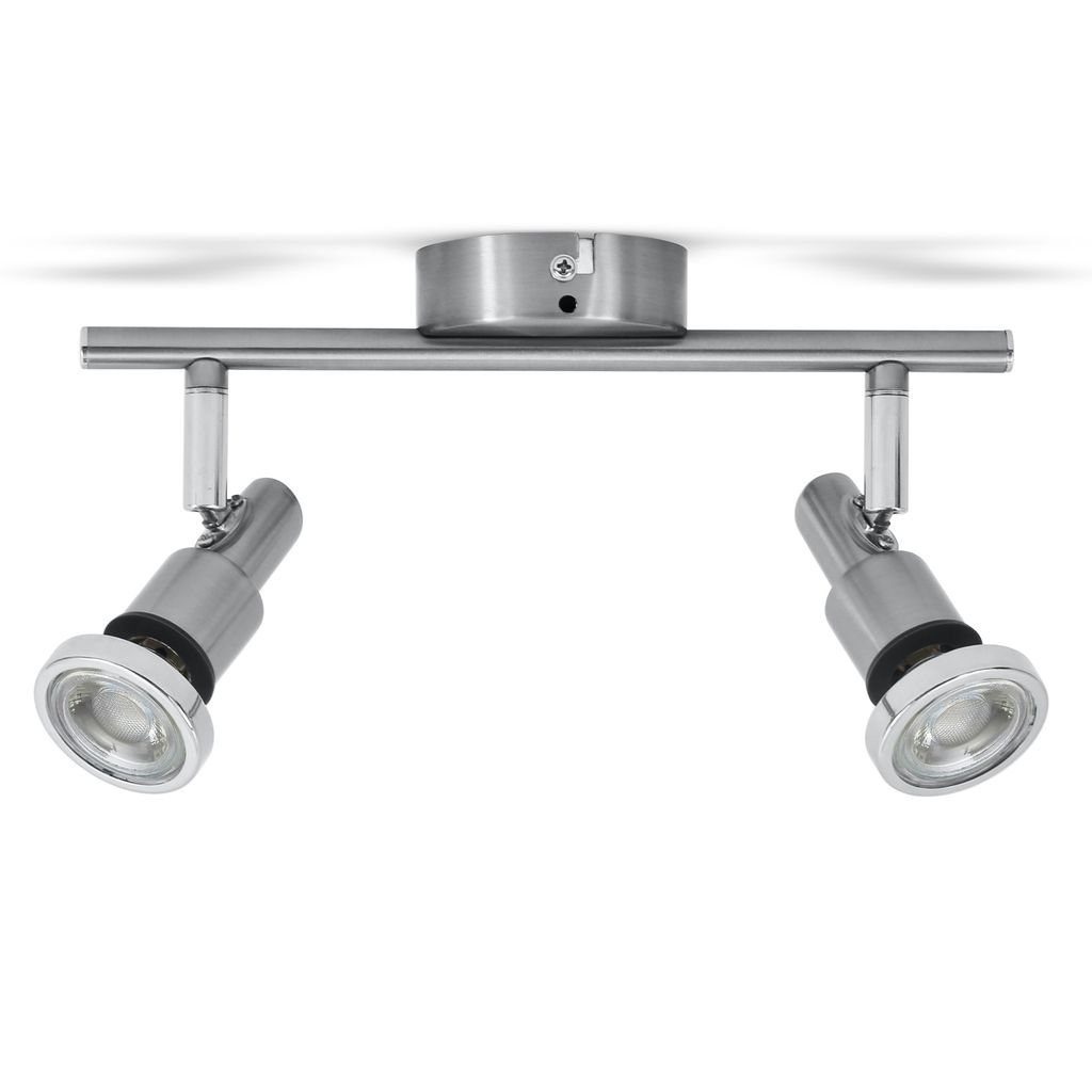 LED BKL1136, Badezimmerlampe 400lm Deckenleuchte IP44 wechselbar, Warmweiß, - 5W Bad-Deckenlampe 2x B.K.Licht Deckenleuchte Badezimmerleuchte LED