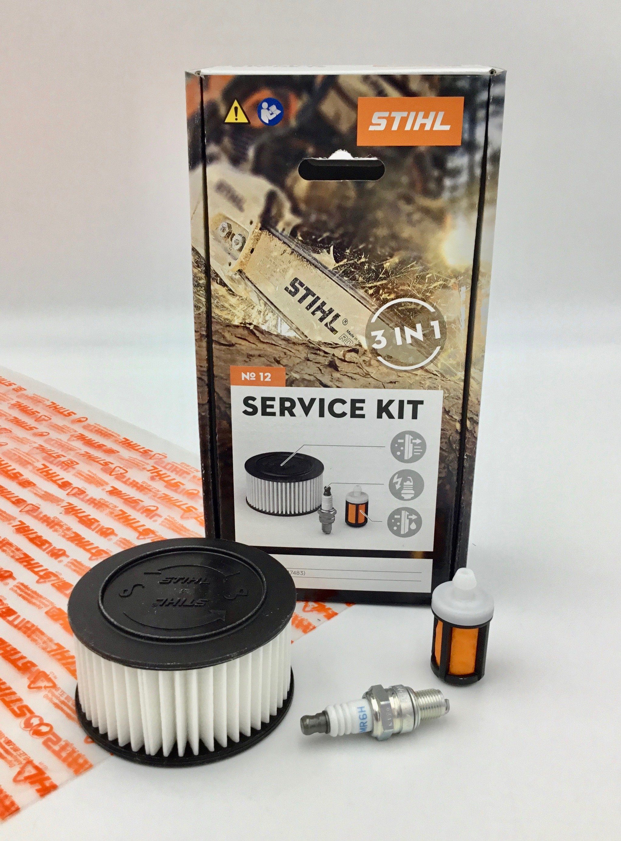 STIHL Ersatzfilter Service Kit 12 MS 362, MS 362, MS 400 11400074102 Filter, Zündkerze, Zubehör für MS 362, MS 362, MS 400