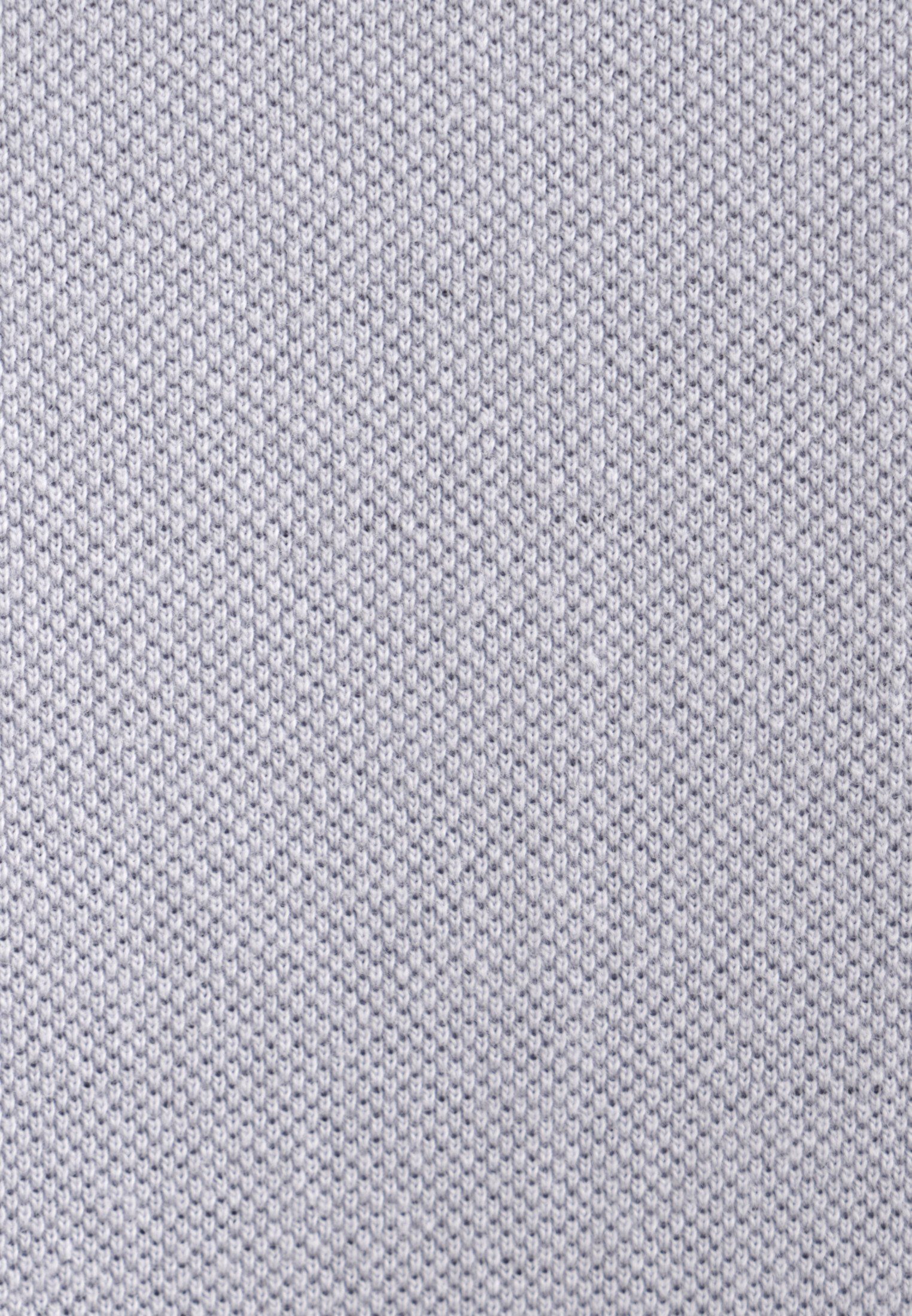 Hellblau Poloshirt Kragen Regular Uni Kurzarm seidensticker