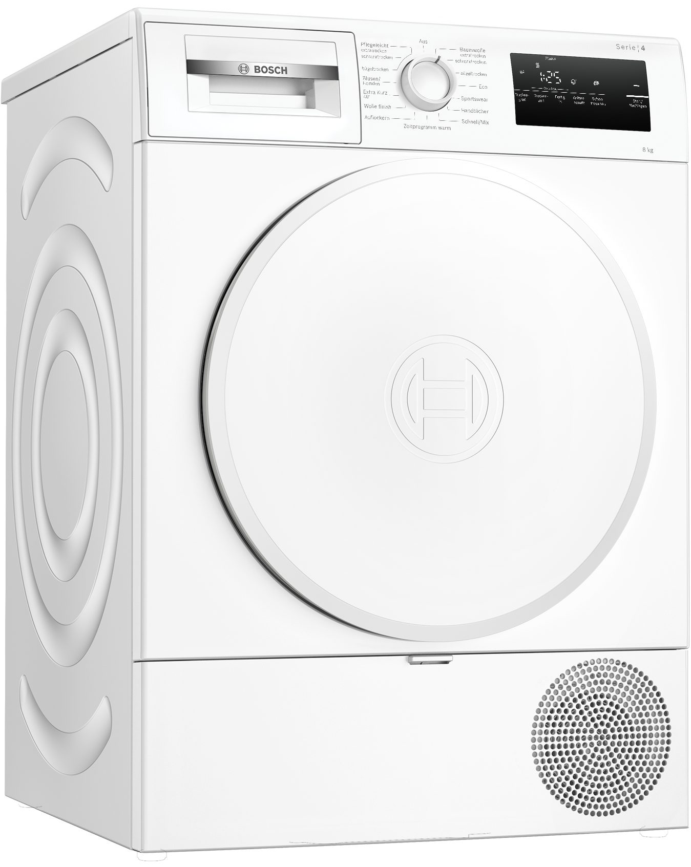 BOSCH Wärmepumpentrockner Serie 4 WTH83VV4, Effizientes Trocknen & einfache Reinigung dank EasyClean-Filter