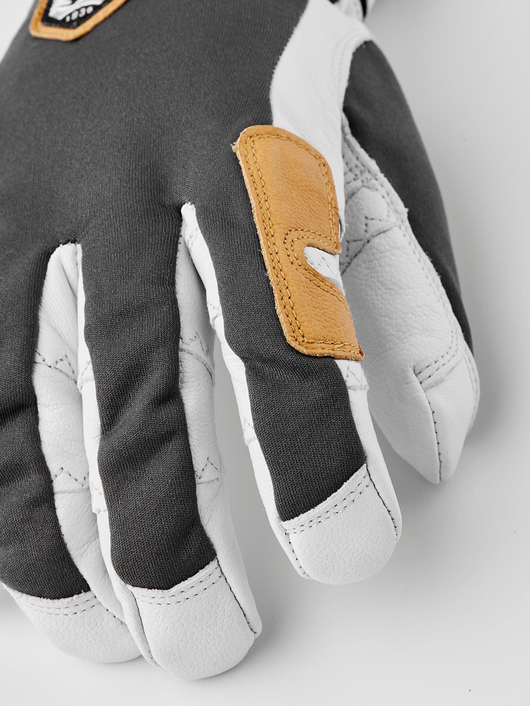 Hestra Fleecehandschuhe Hestra Active - Accessoires Grey Grip Ergo Offwhite