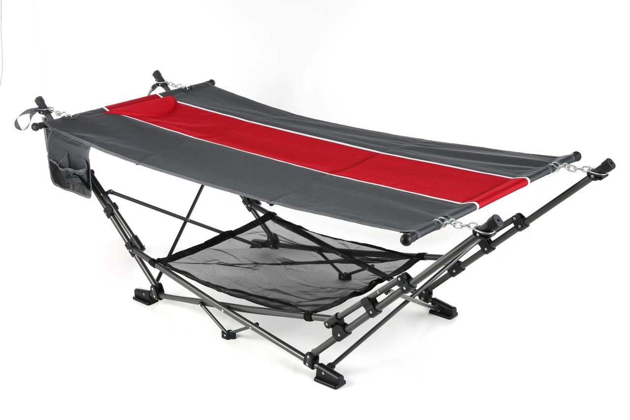 Primaster Hängematte Primaster Camping Hängematte rot/grau