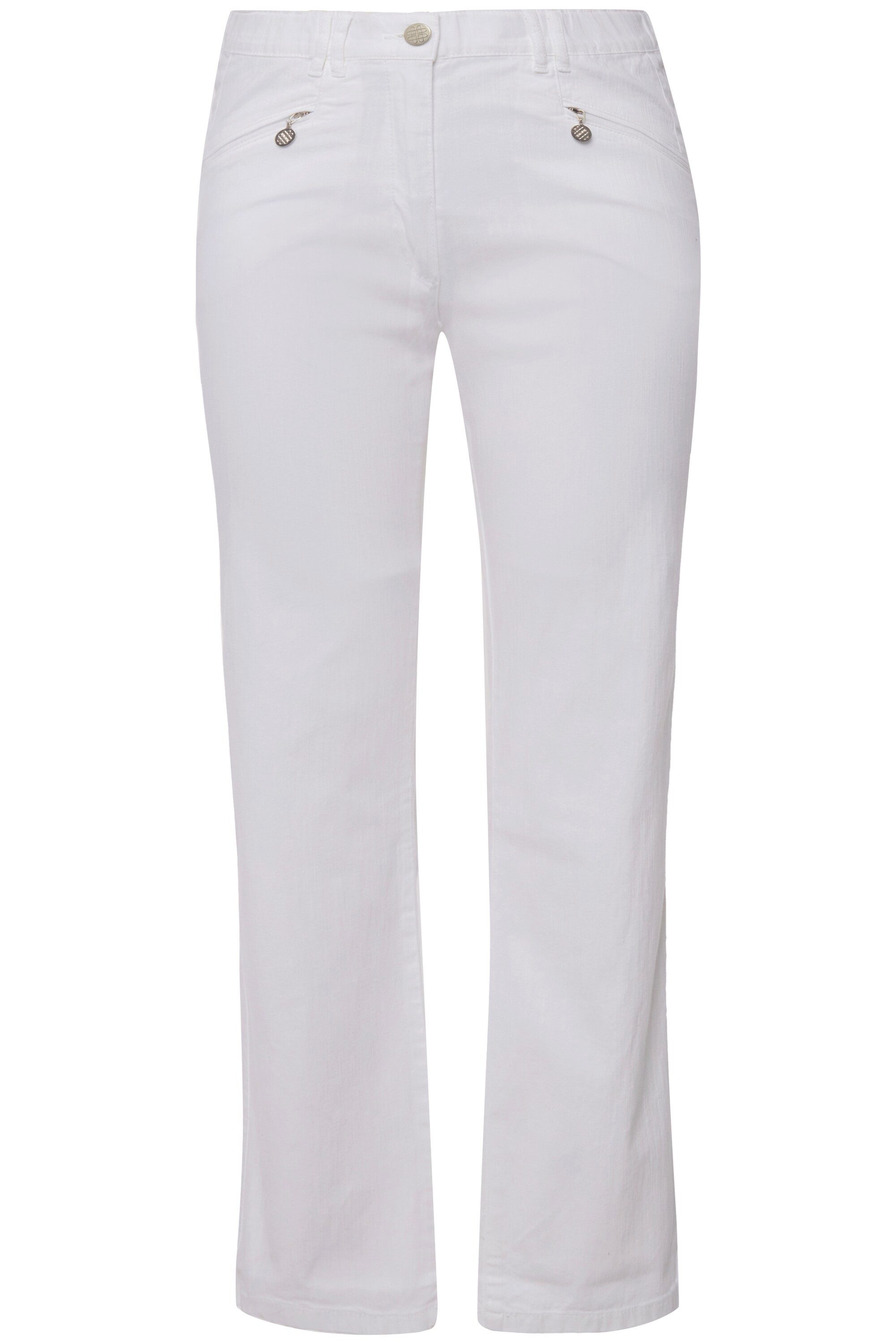 Ulla Popken Funktionshose Sommerhose Mony angenehm leicht Zipptaschen Stret günstig online kaufen