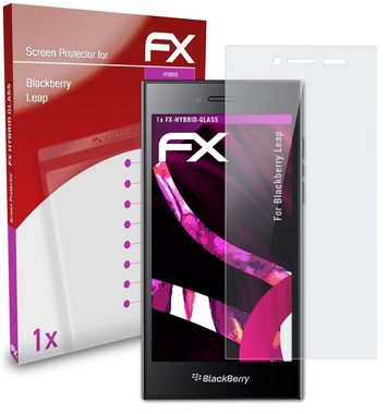 atFoliX Schutzfolie Panzerglasfolie für Blackberry Leap, Ultradünn und superhart