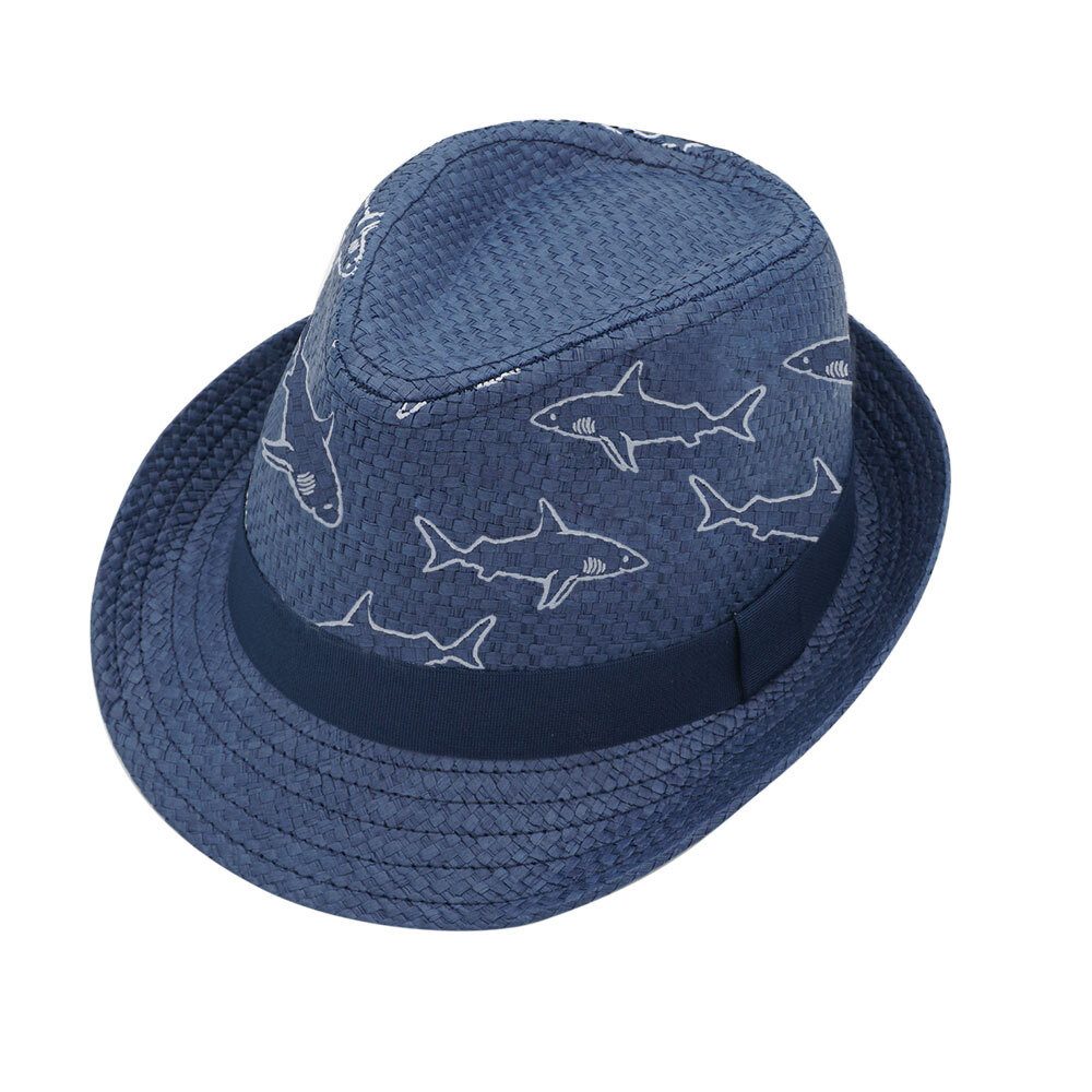 Strohhut KIDS BOY-Trilby Hai,Futter
