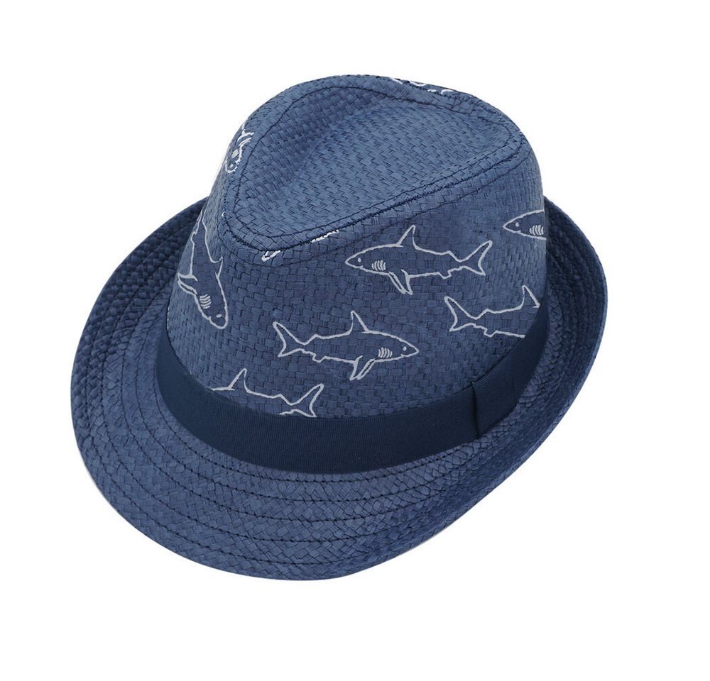MAXIMO Strohhut KIDS BOY-Trilby Hai,Futter (1-St)