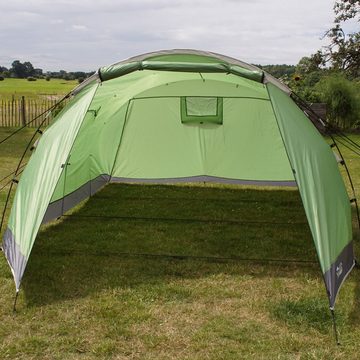 TRUTZHOLM Tunnelzelt TRUTZHOLM Tunnelzelt für 4 Personen Familienzelt Campingzelt 4-Mann, Personen: 4 (Komplettset)