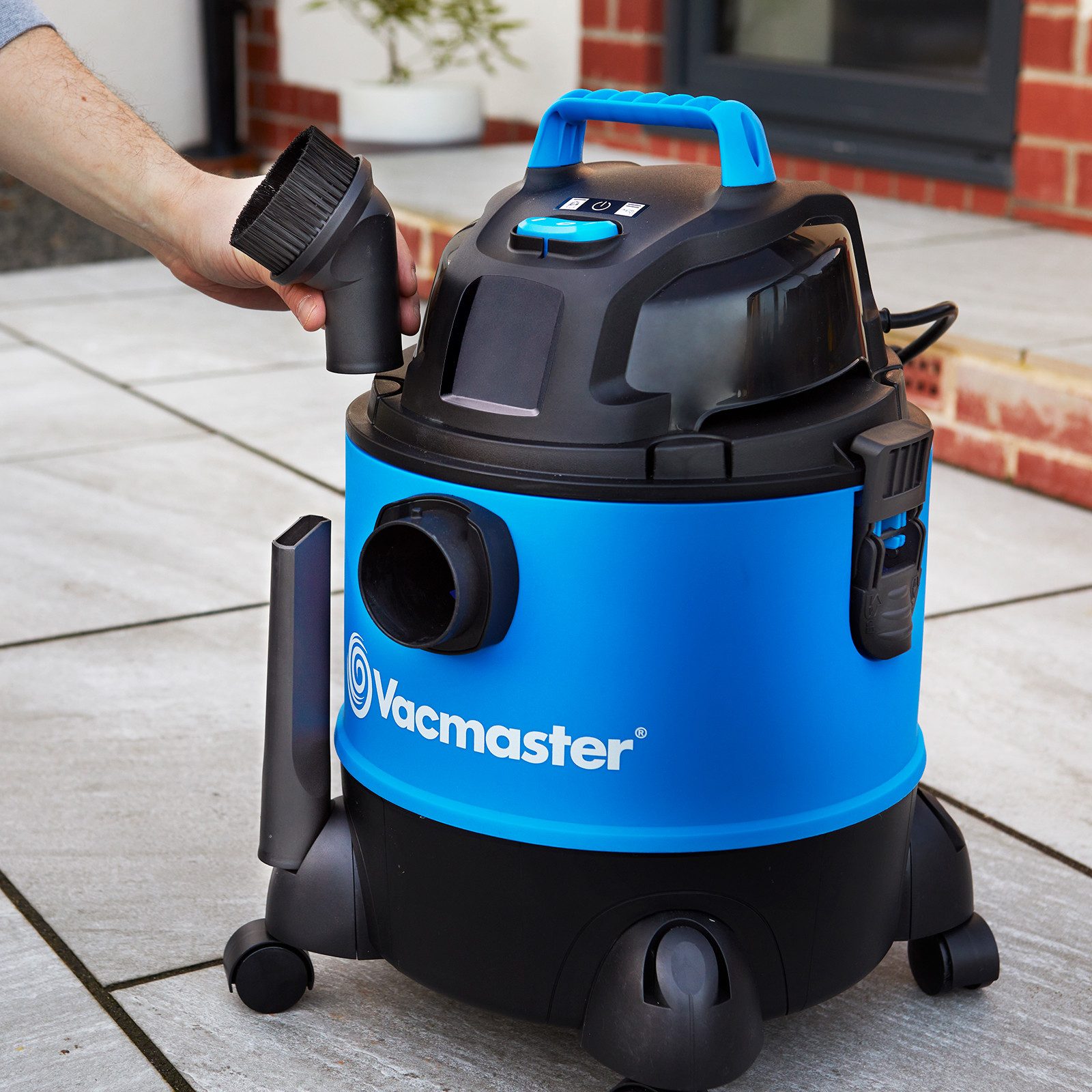 Vacmaster Промисловий пилосос Nass Trockensauger, Waschsauger, 1250W, 20L Patronenfilter, Mehrzwecksauger für Haus, Garage, Auto, Blasfunktion, Leistungsstark