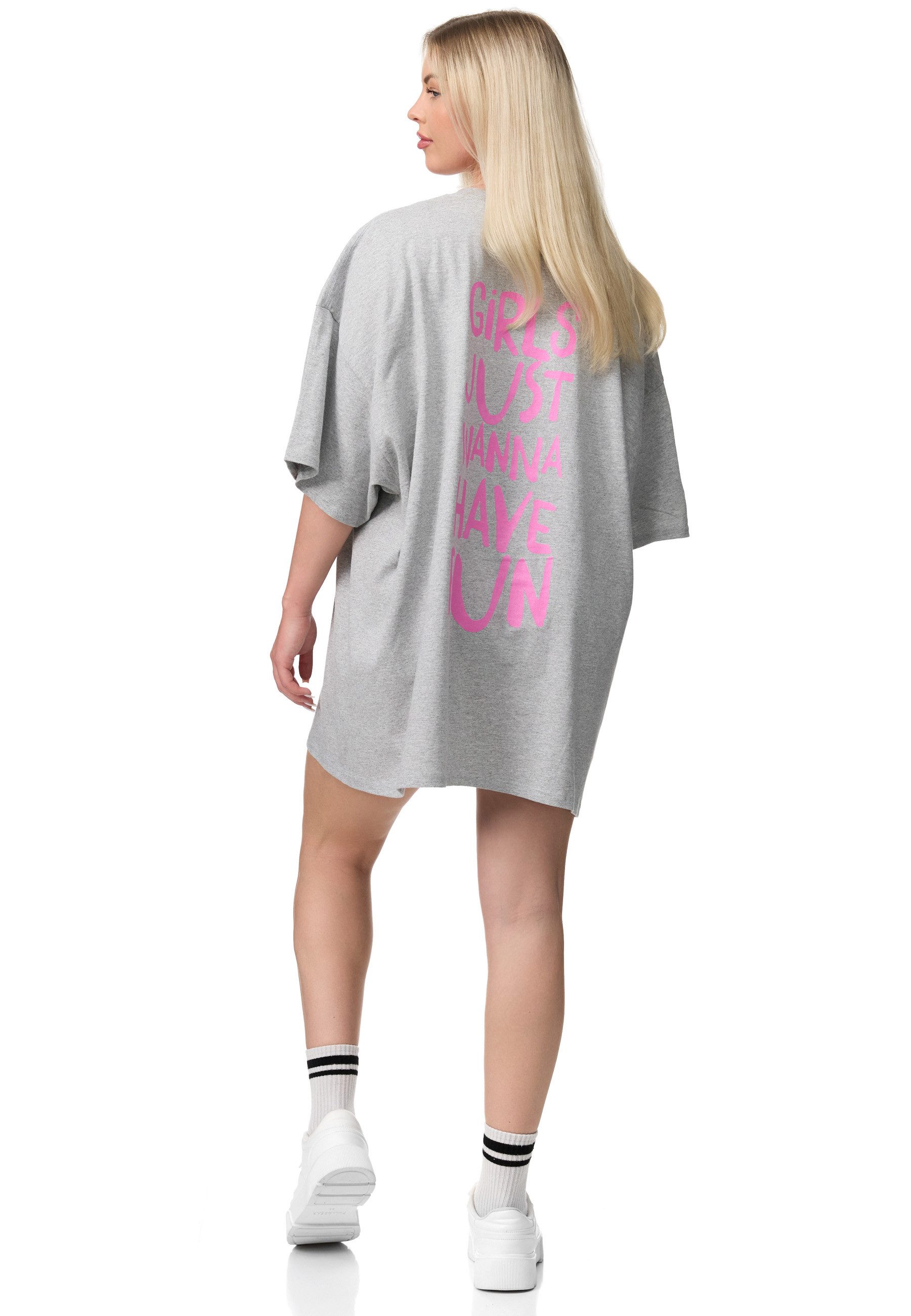 Worldclassca T-Shirt Worldclassca Oversized Girls Print günstig online kaufen