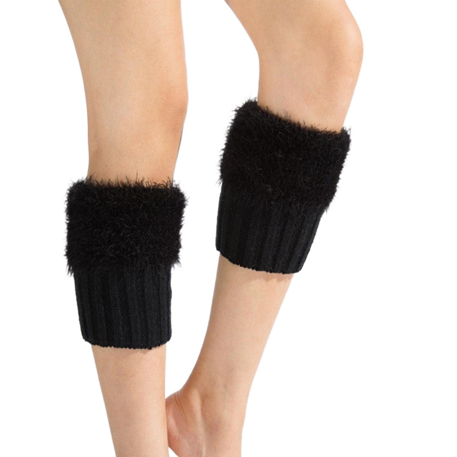 Daisred Beinlinge Stulpen Damen Beinwärmer Stulpensocken