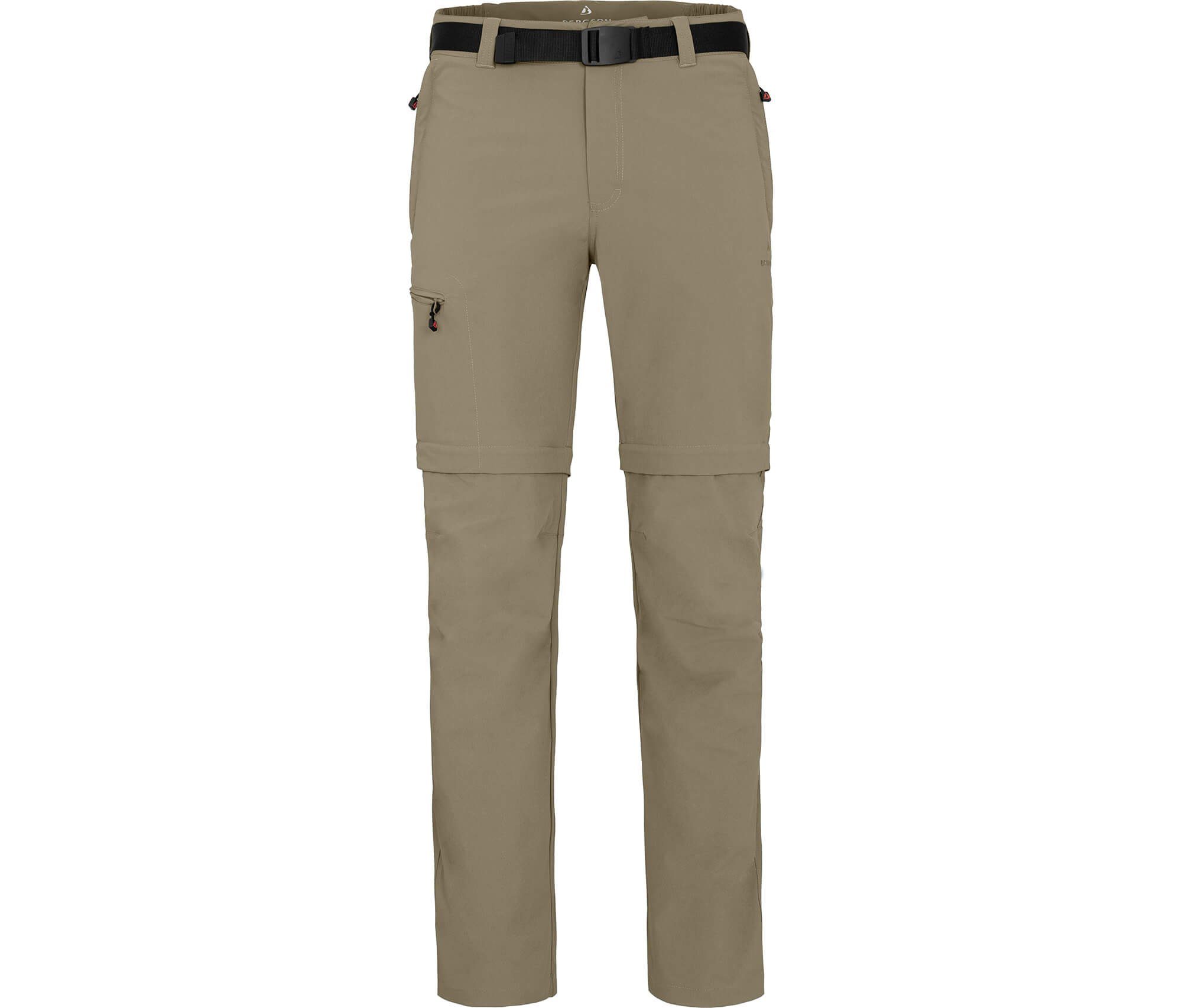 Bergson Outdoorhose BAKER ZIPP-Off Herren Wanderhose, vielseitig, pflegeleicht, Normalgrößen, beige