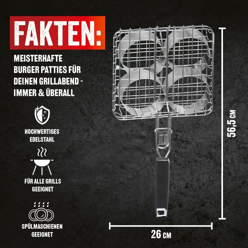 LANDMANN Hähnchenbräter, Edelstahl