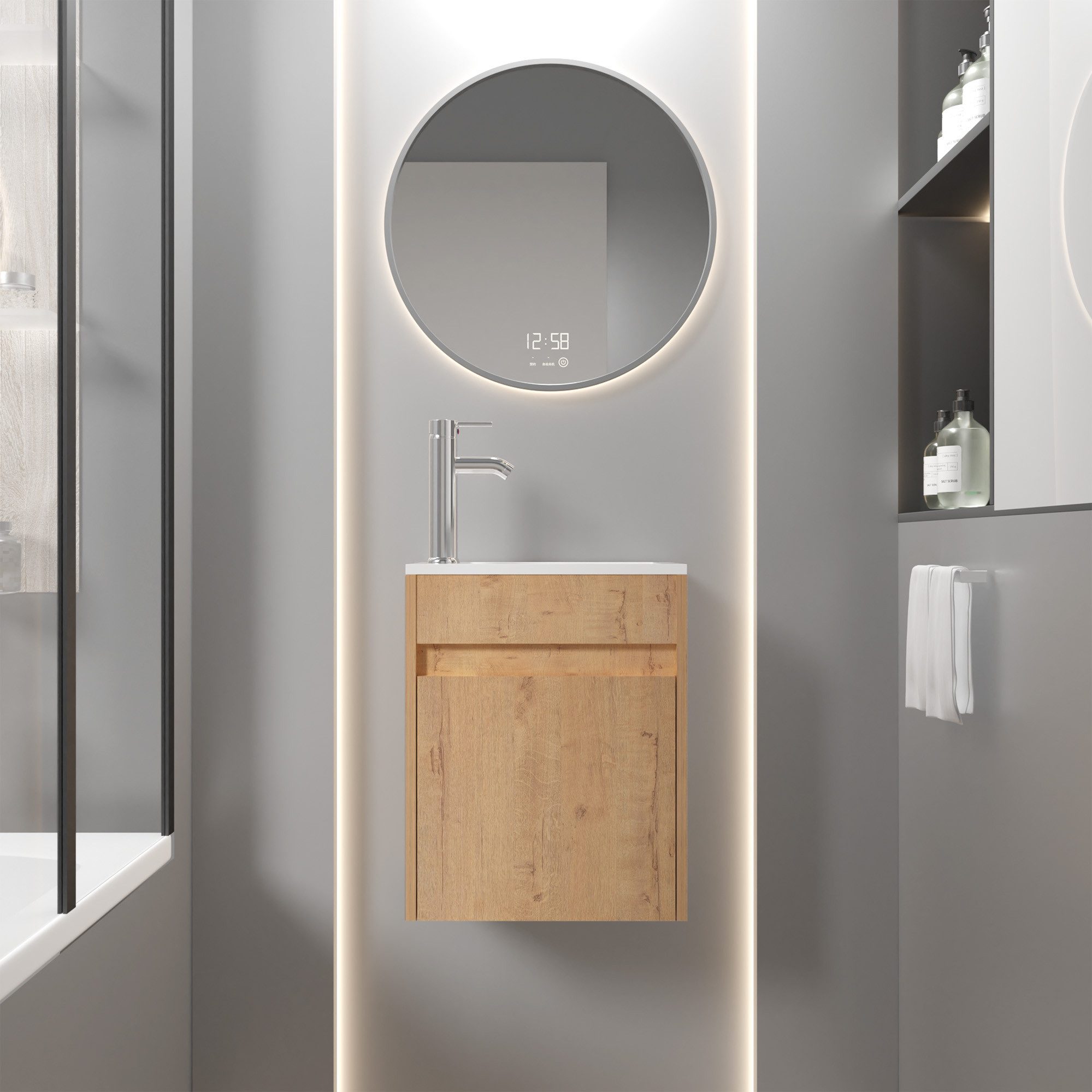 UEV Waschtisch Waschbecken klein mit Unterschrank günstig online kaufen
