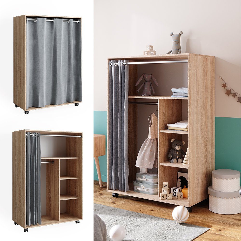Vicco Kleiderschrank Doros, Sonoma, 100 x günstig online kaufen