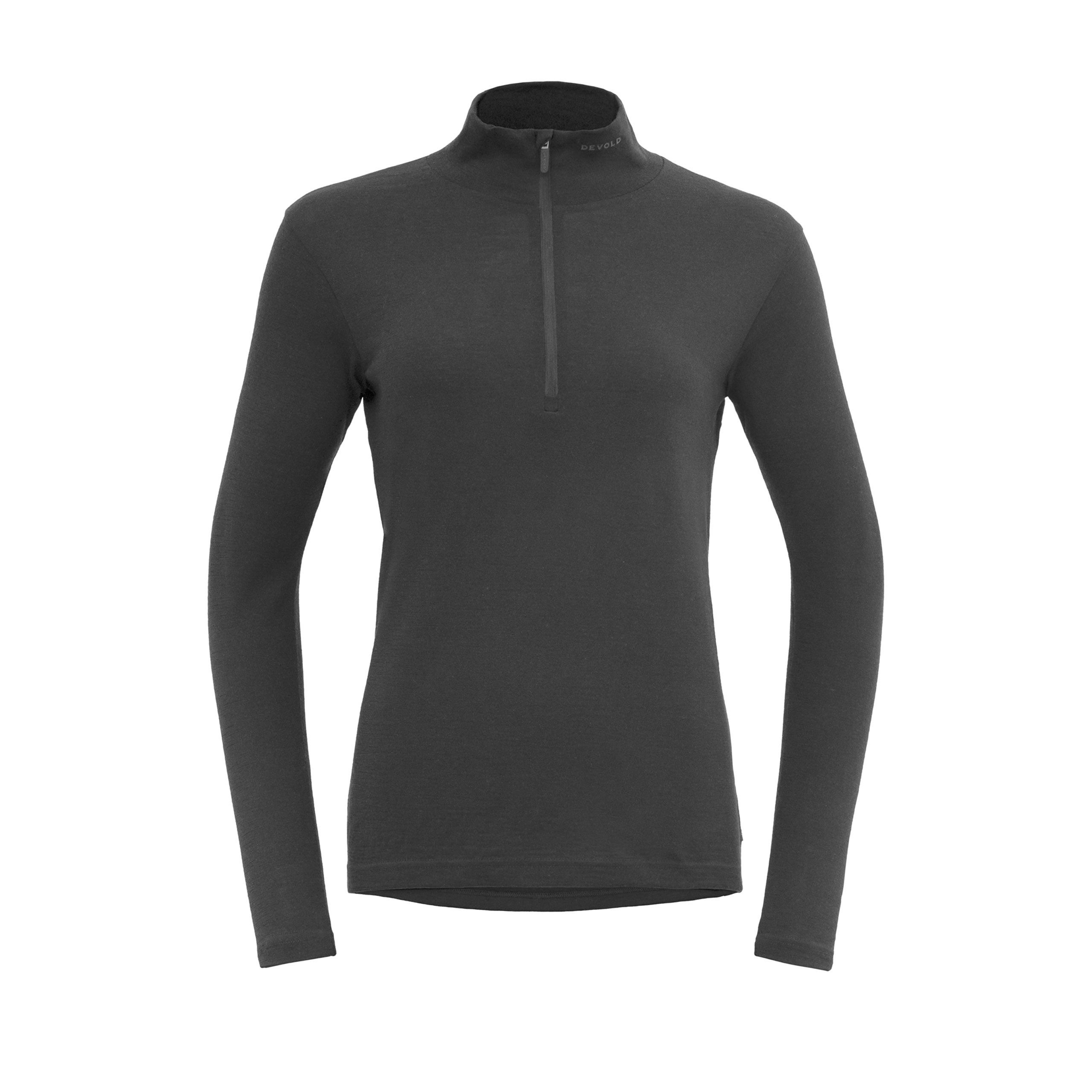 Langarmshirt DEVOLD Jakta Merino 200 ZIP NECK Wmn - Langarmshirt Merinowolle Damen