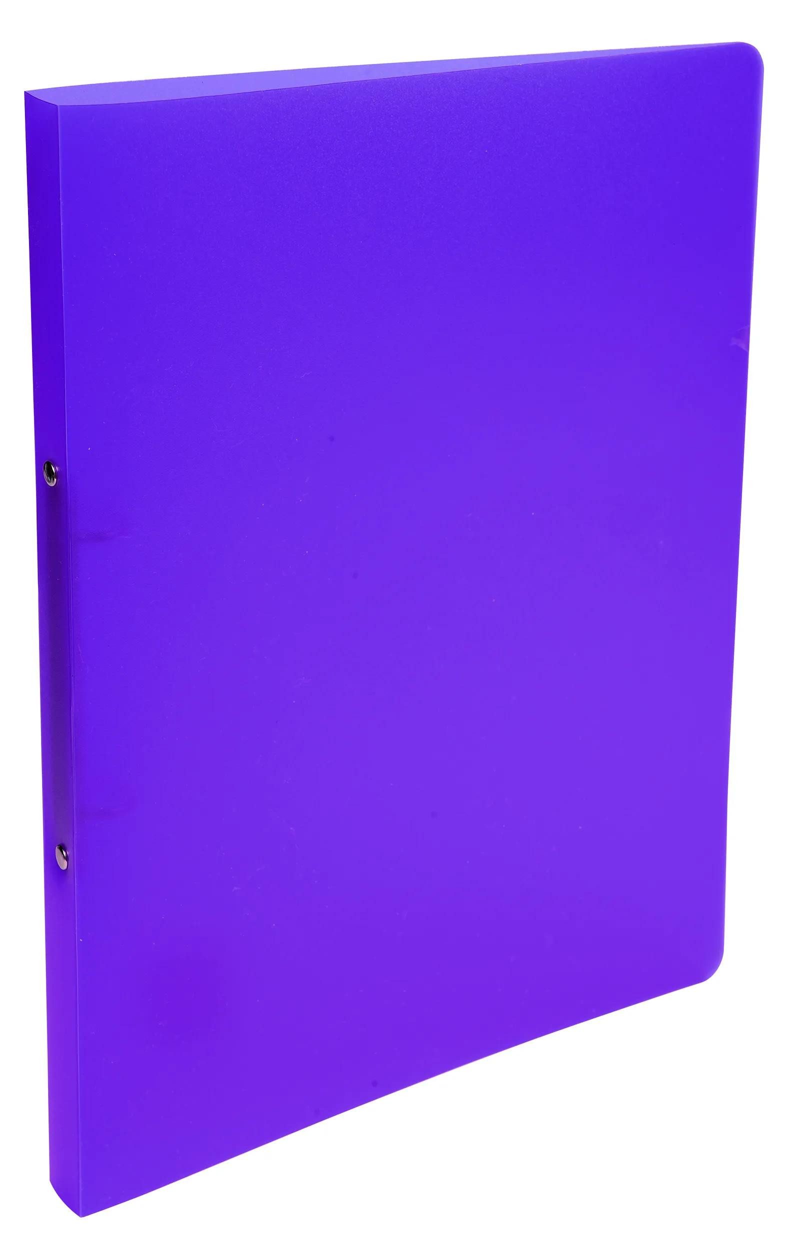 Ringbuchmappe 25x Ringhefter aus PP 500µ 2Ring Rückenbreite 20mm A4 Violett - 54166E