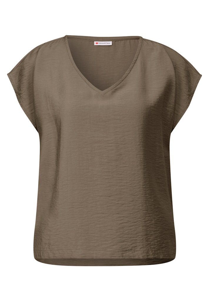 STREET ONE Shirtbluse mit V-Neck günstig online kaufen