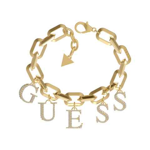 Guess Edelstahlarmband Guess Damen-Armband Edelstahl Zirkonia, Trendig