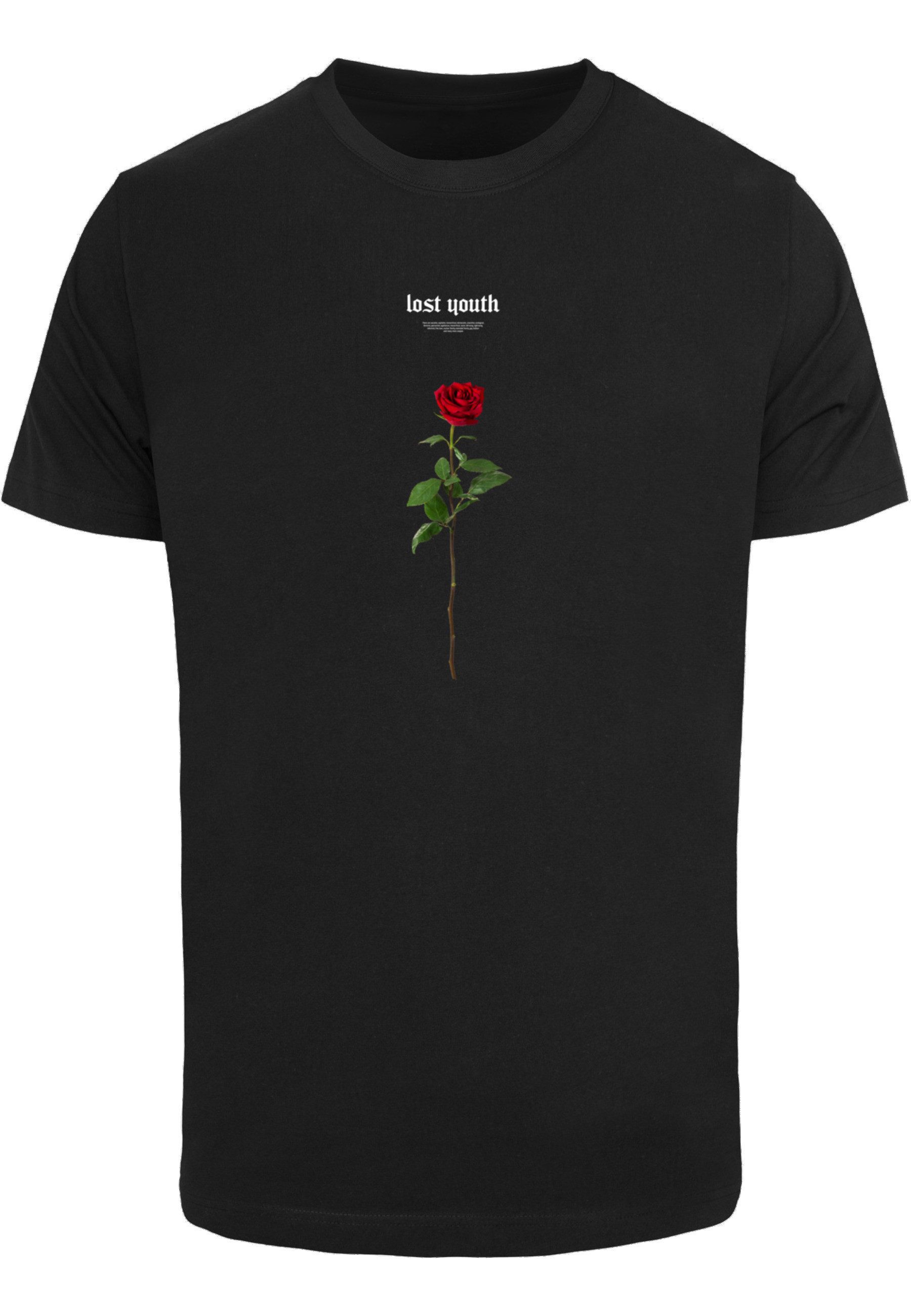 MisterTee Kurzarmshirt MisterTee Herren Lost Youth Rose Tee (1-tlg)