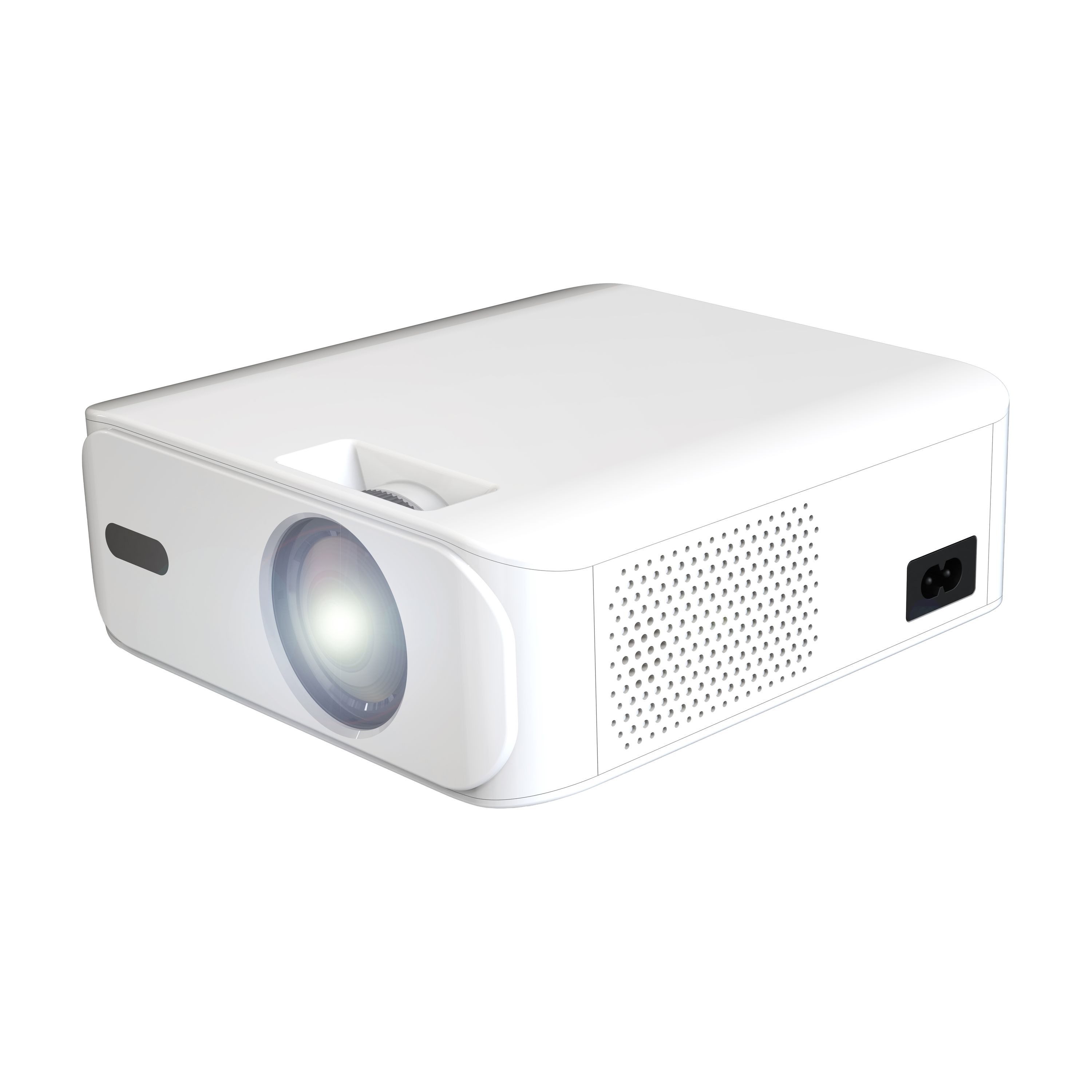 Denver PR-4300 Beamer (400 lm, 8000:1, 3840 x 2160 px, Bluetooth für Verbindung mit externen Lautsprechern)
