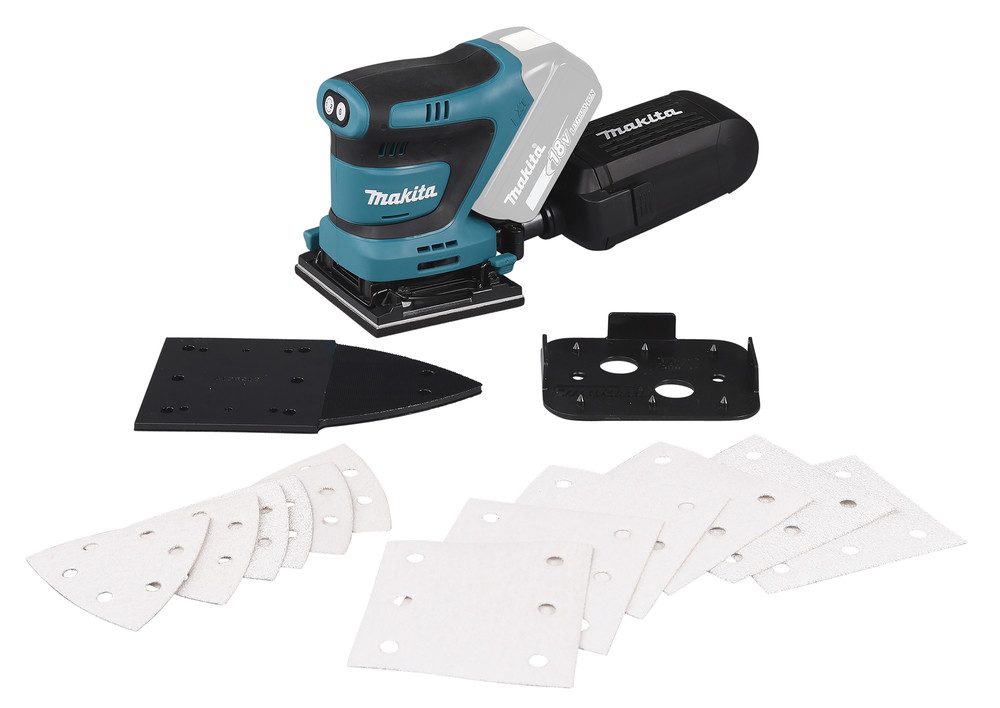 Makita Akku-Schwingschleifer DBO480Z, 14000 U/min, LXT 18V • 112x102 mm • 1 günstig online kaufen