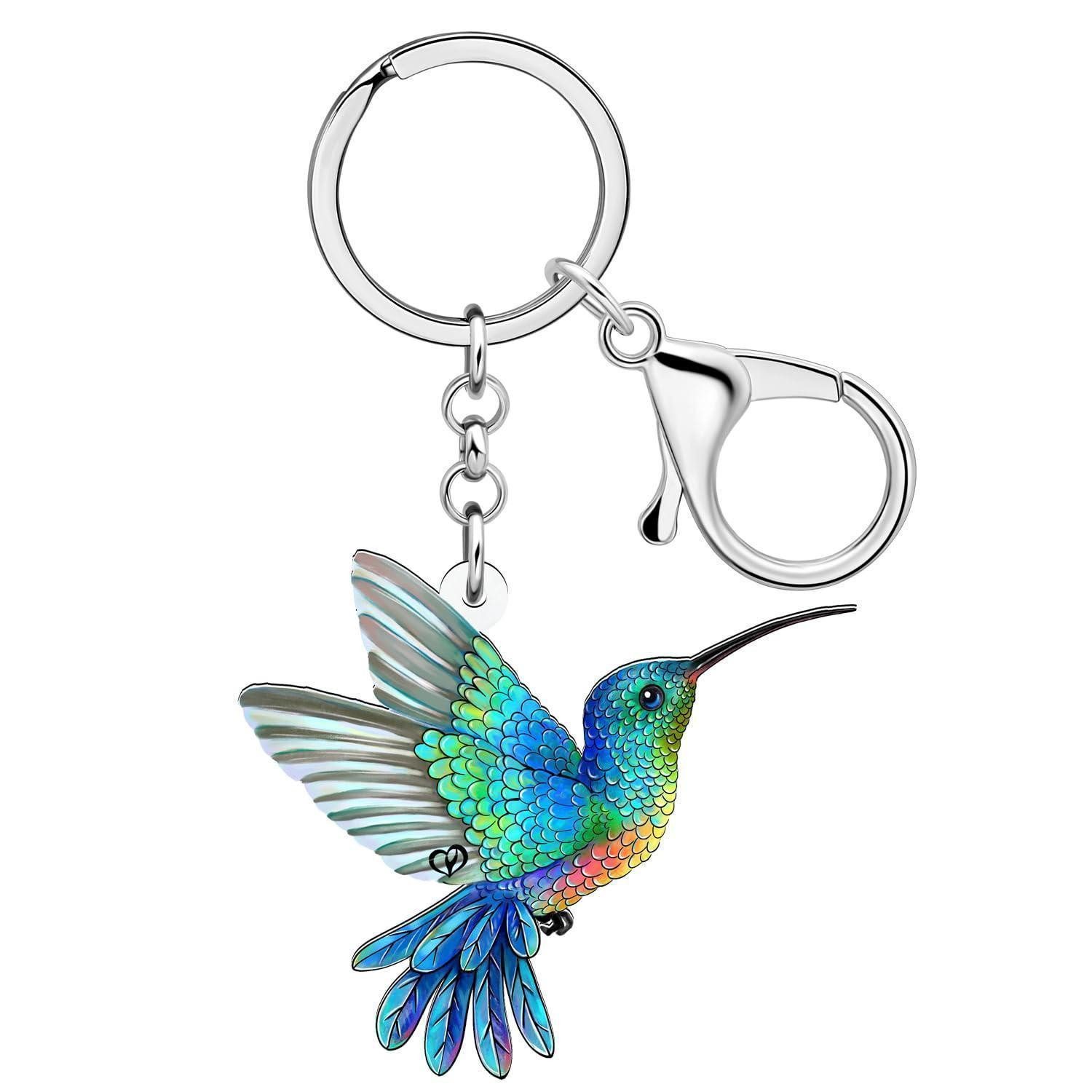 LuxusKollektion Schlüsselanhänger Schlüsselanhänger Kolibri Acryl Damen