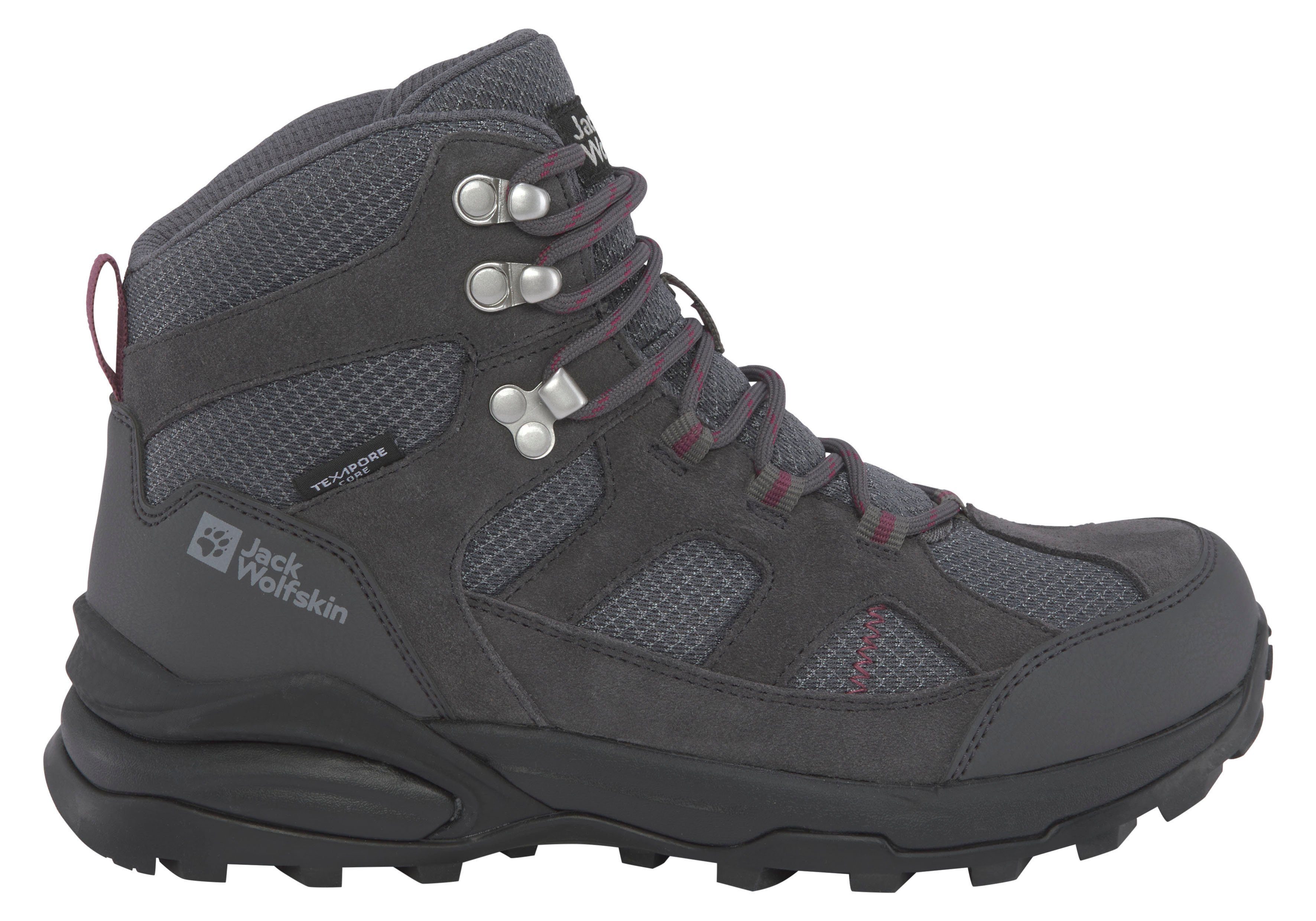 Jack Wolfskin TRAIL HIKER TEXAPORE MID W Wanderschuh wasserdicht, Trekkingschuh