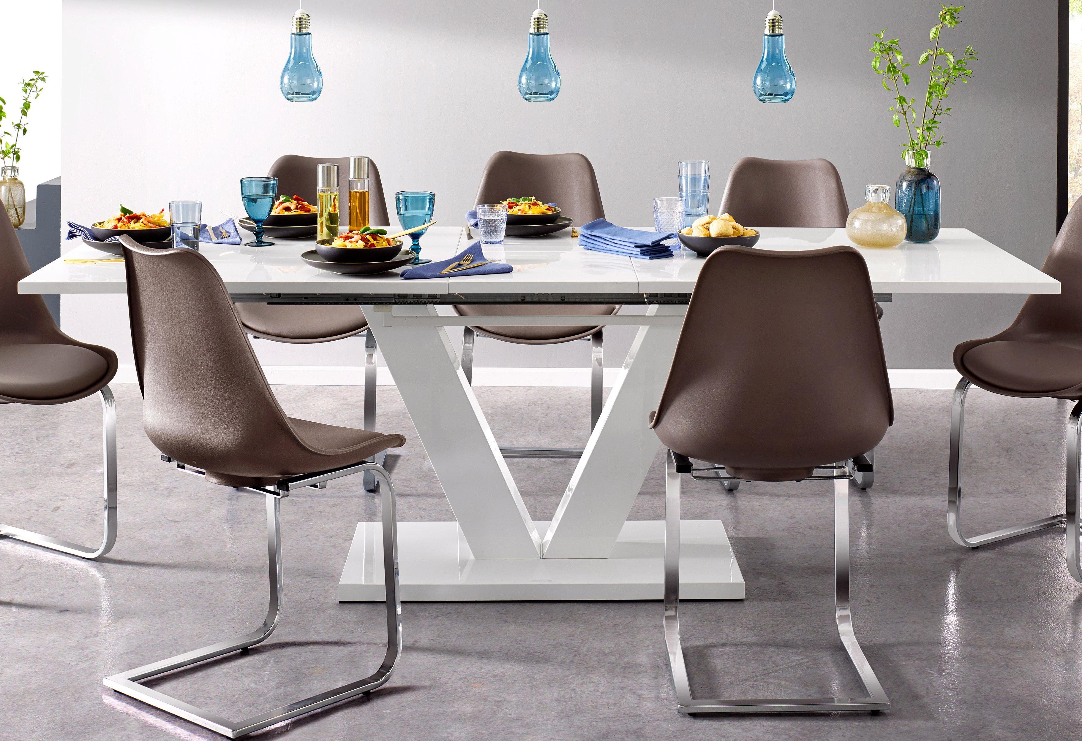 OTTO home Esstisch ausziehbar Andy (Tisch, Esstisch), mit Auszugsfunktion, 2 Breiten (140-180 cm oder 180-220 cm) – Bild 4 von 5