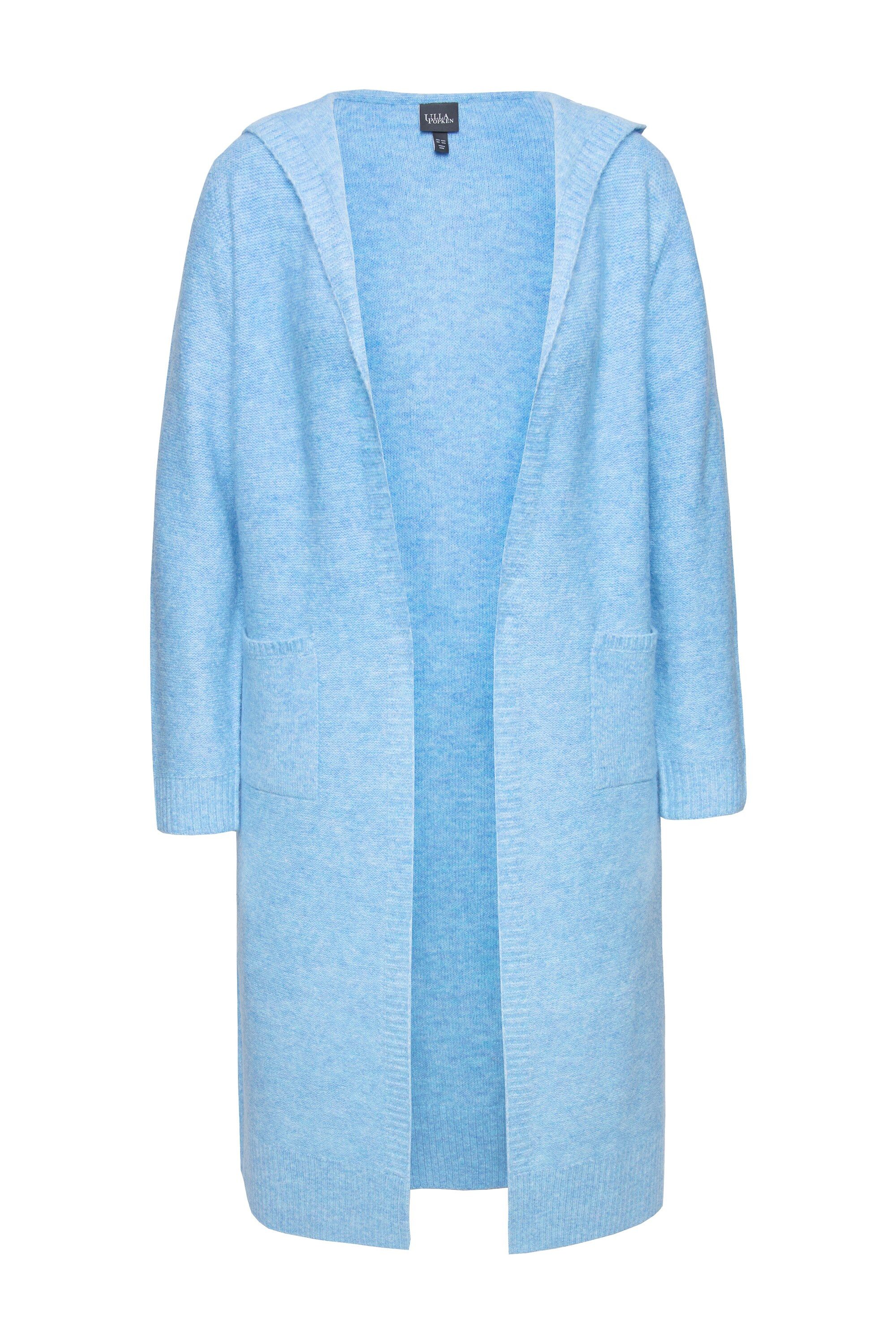 Ulla Popken Strickjacke Long-Strickjacke Kapuze offene günstig online kaufen