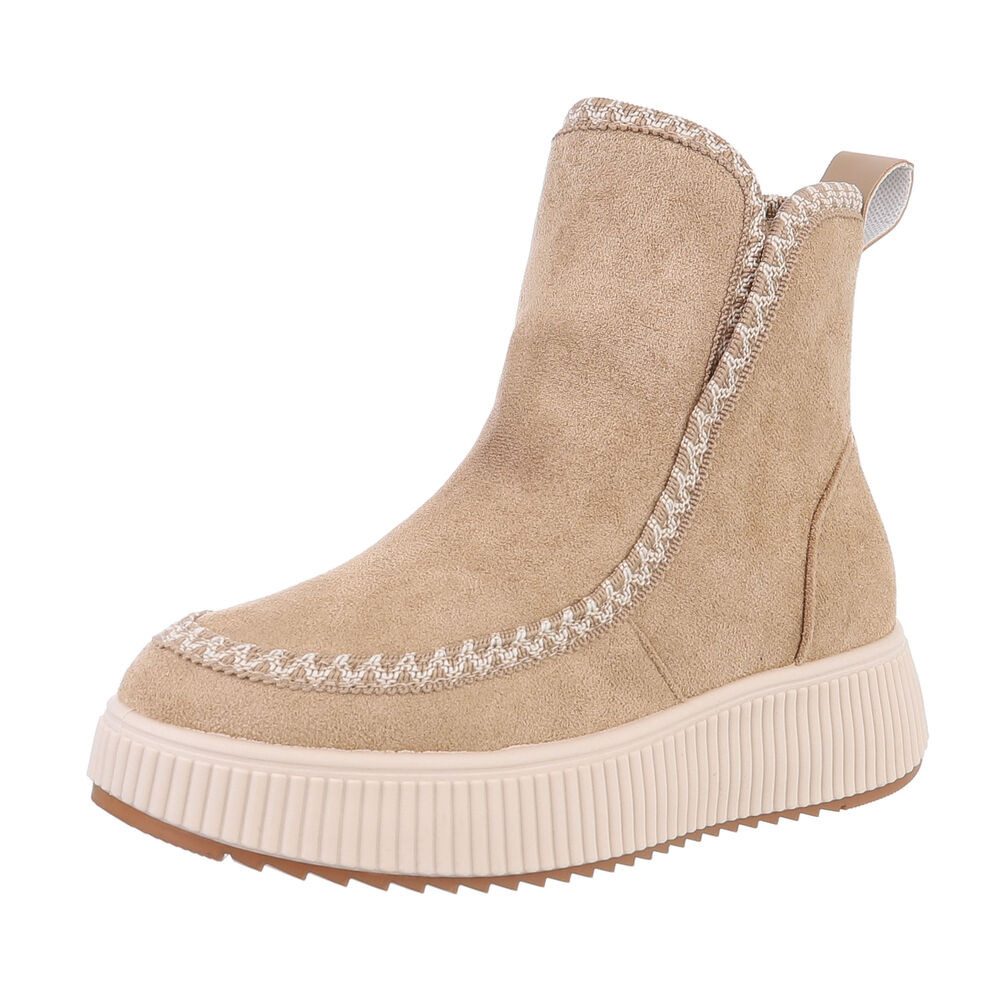 Ital-Design Damen Freizeit Plateaustiefelette (87214672) Flach günstig online kaufen