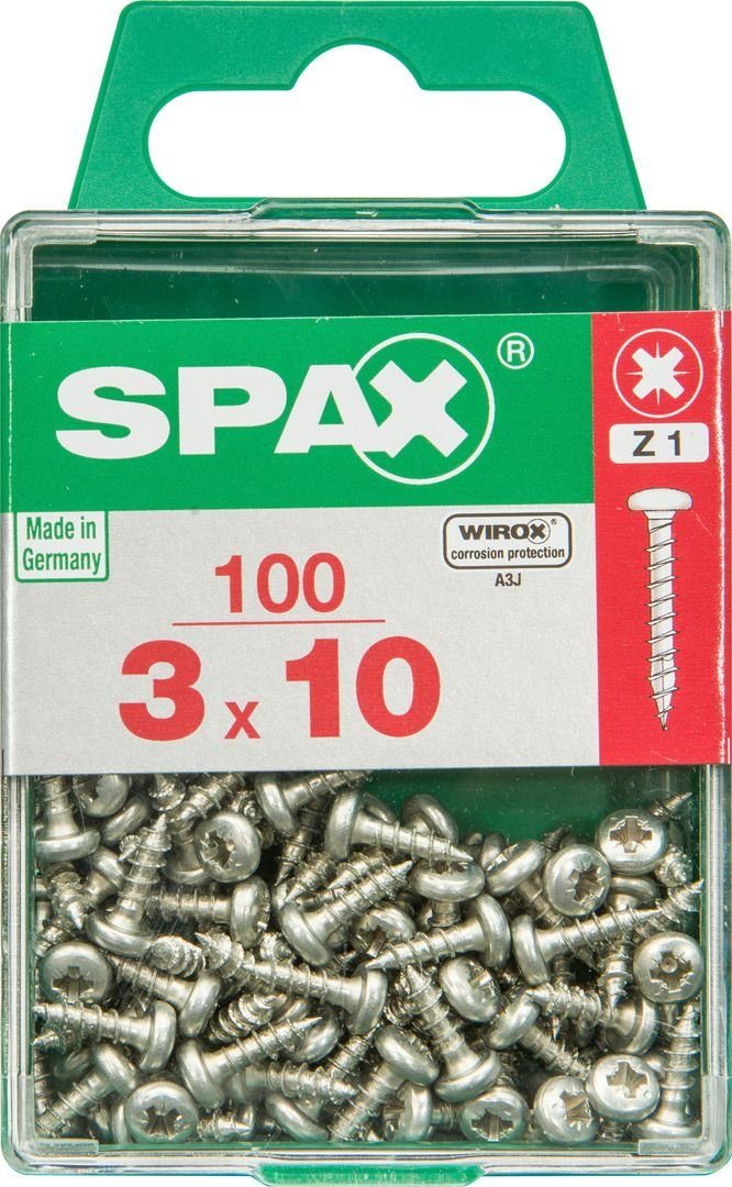 SPAX Holzbauschraube Spax Universalschrauben 3.0 x 10 mm TX 10 - 100