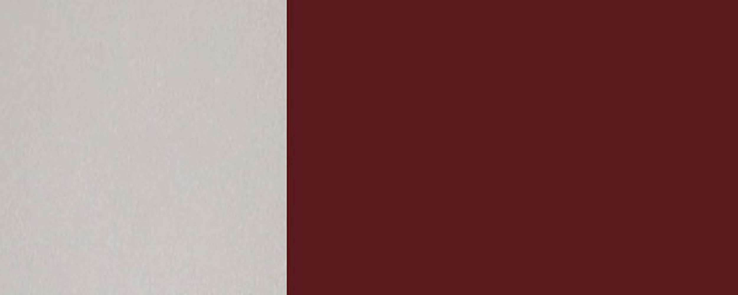 Feldmann-Wohnen Eckhängeschrank Tivoli (Tivoli) Front- weinrot 1-türig und Korpusfarbe matt 60cm wählbar