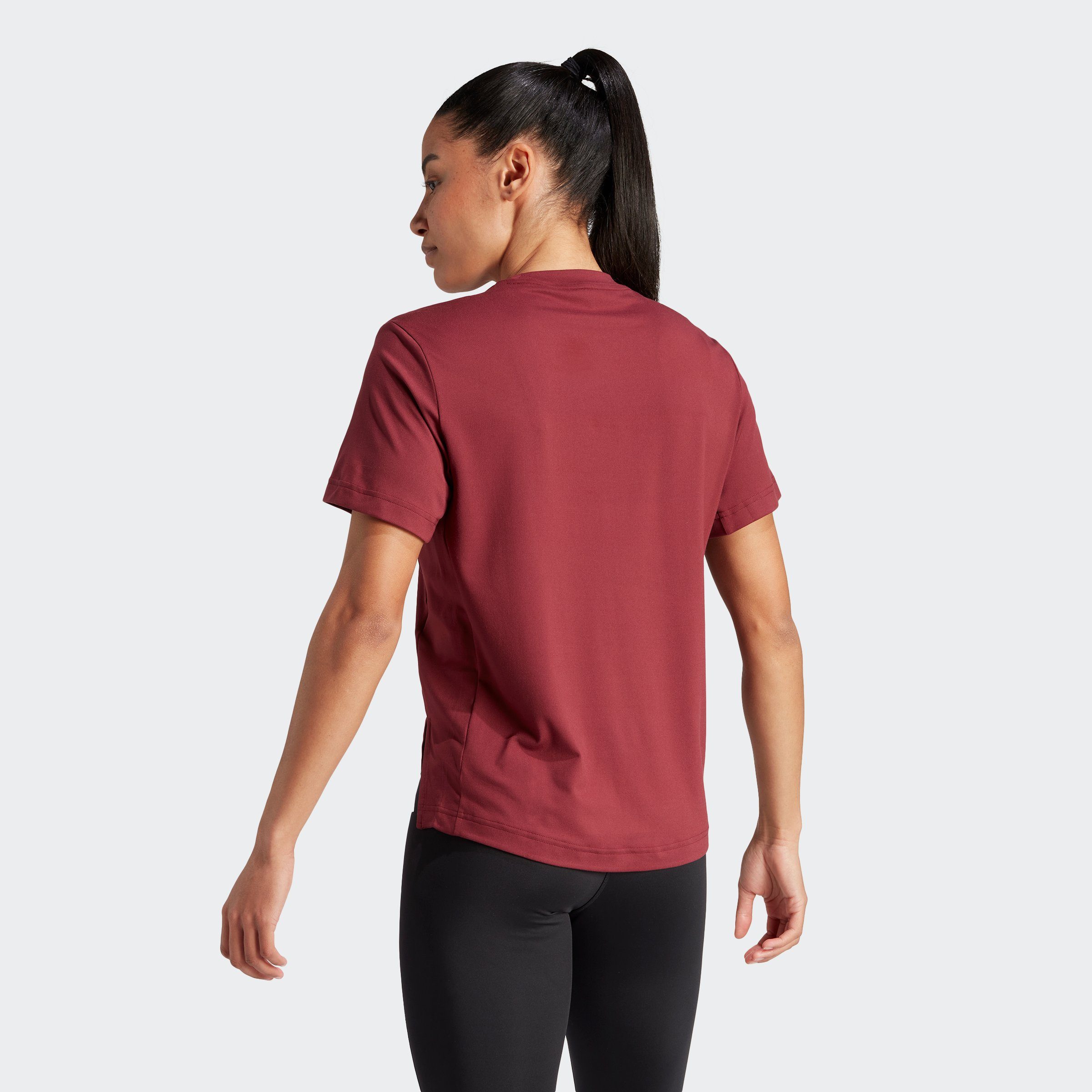 White Performance / Shadow Red VERSATILE adidas T-Shirt