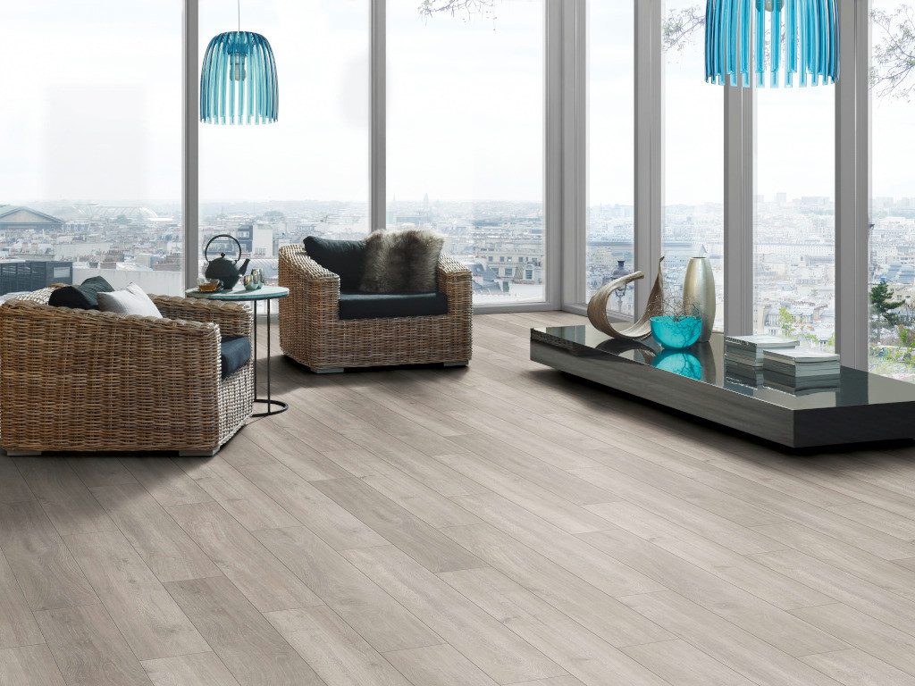 KRONO Laminat KronoFlooring Laminat Premium Plus Eiche Landhausdiele 9 mm