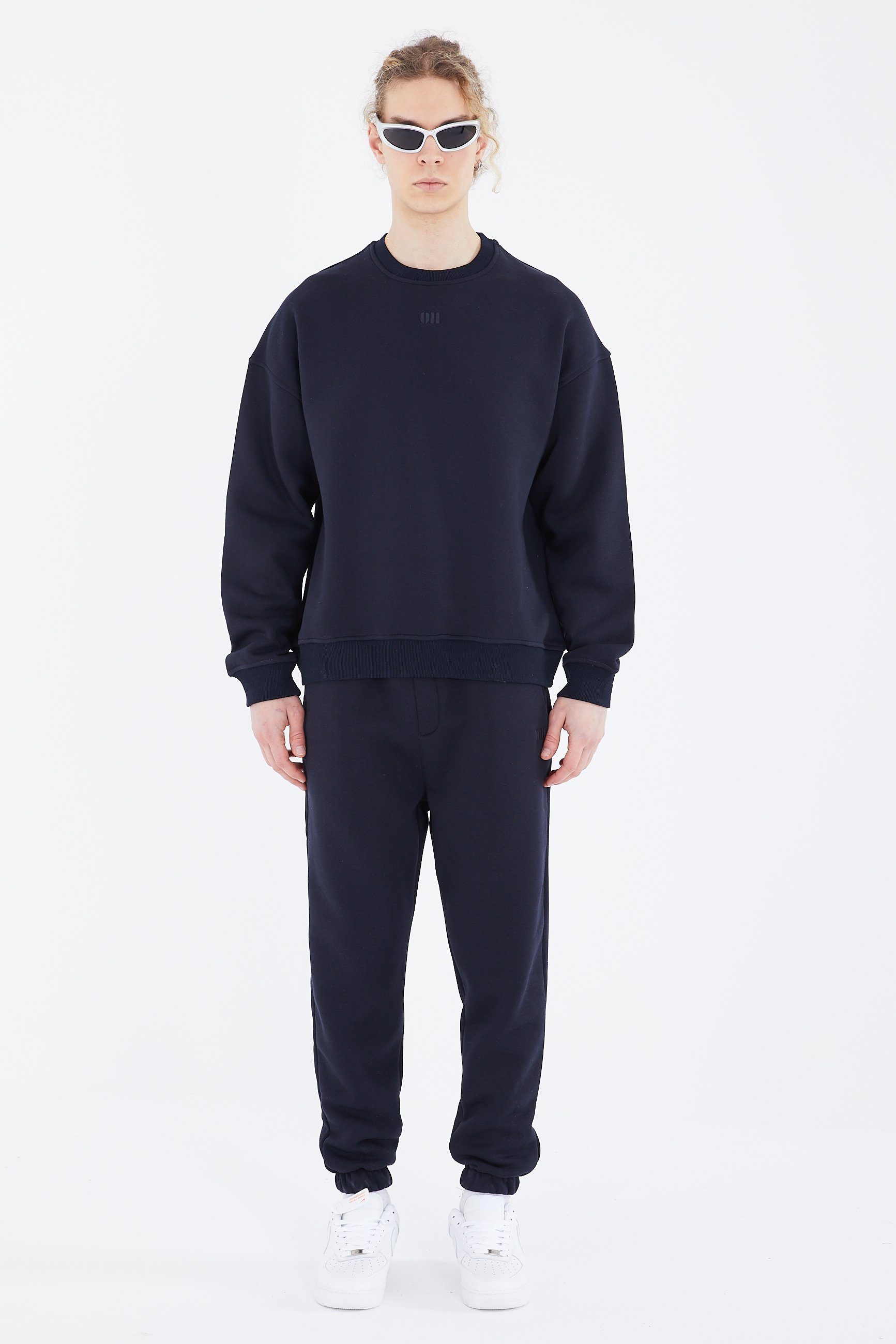 COFI Casuals Jogginganzug Basic Jogger Set Pullover Jogginghose Oversize Fit