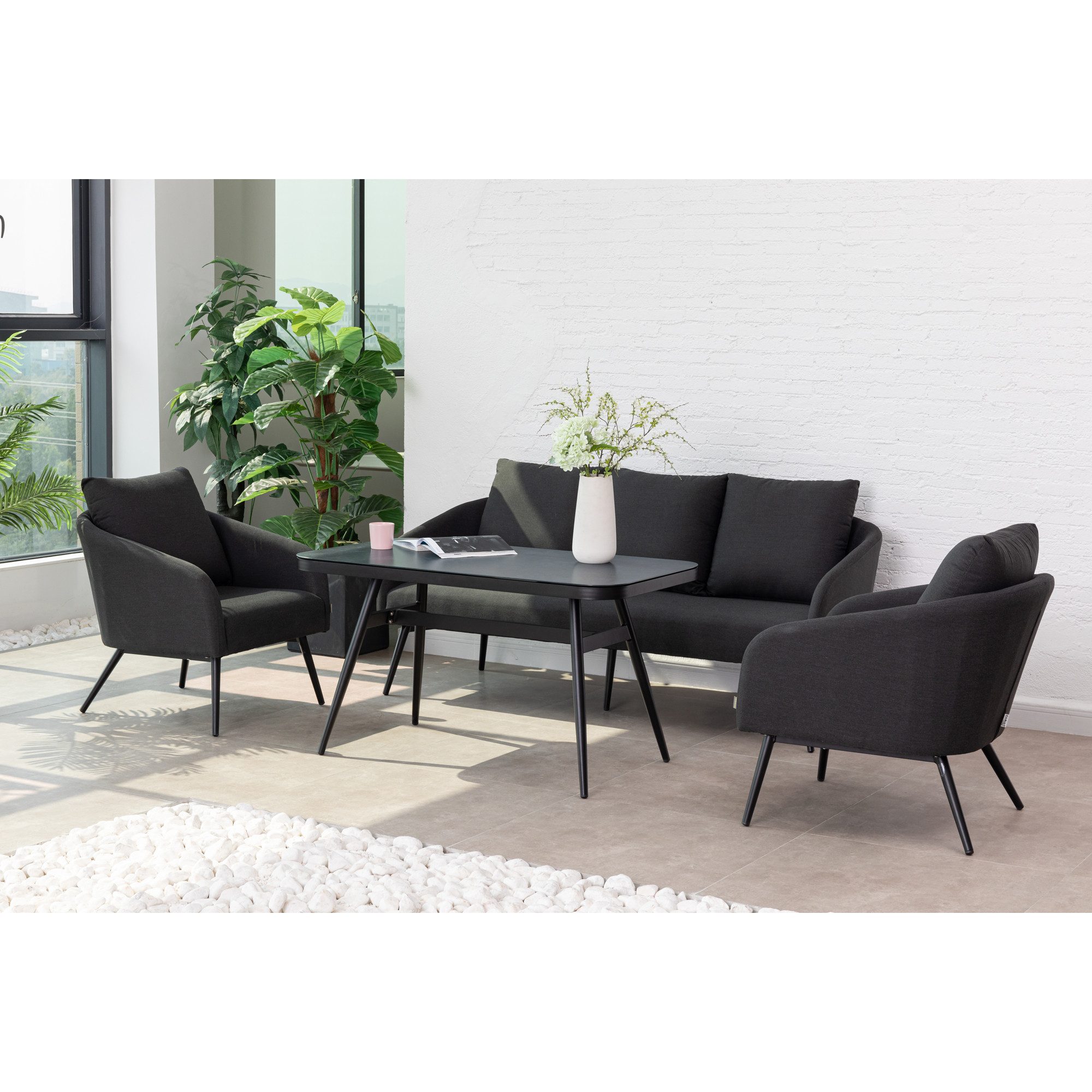 MANDALIKA Garden Gartenlounge-Set Outdoor Lounge Set Pulse LIKA-TEX® Bezug