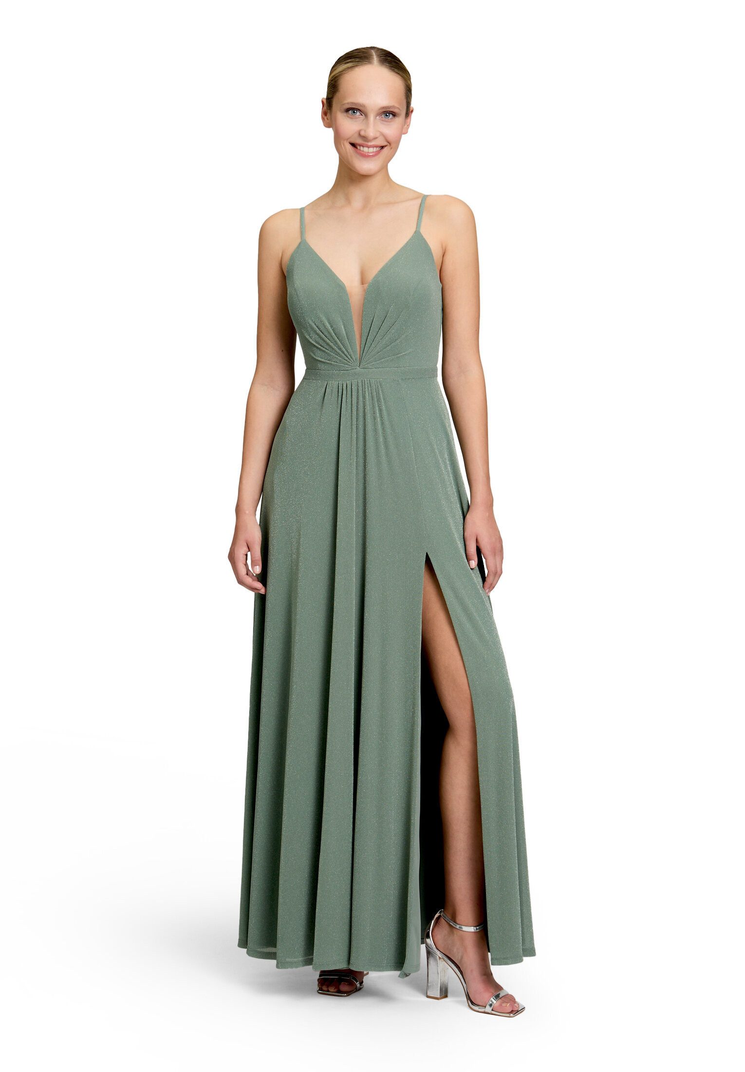 Vera Mont Abendkleid Damen mit Lurexfaden