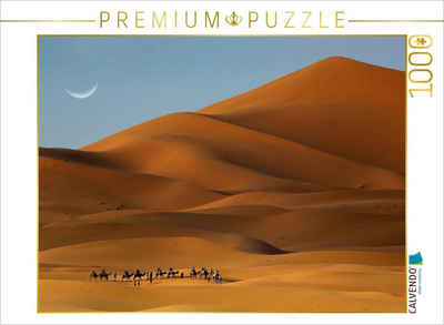CALVENDO Puzzle CALVENDO Puzzle Erg Chebbi, Merzouga, Morocco 1000 Teile Lege-Größe 64 x 48 cm Foto-Puzzle Bild von Christian Heeb, 1000 Puzzleteile