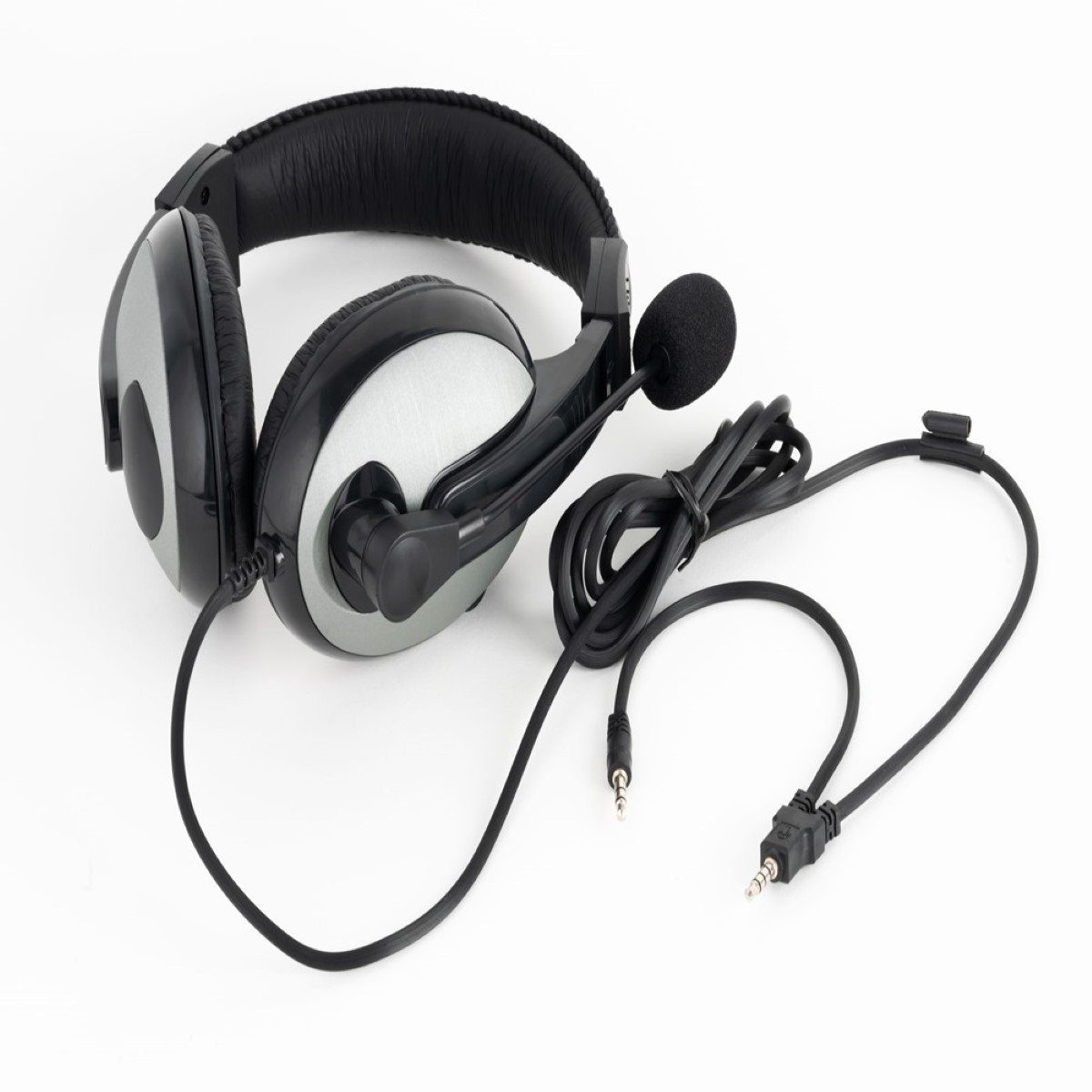 Kabelgebundene Mikrofon mit stahlgrau On-Ear-Kopfhörer Havit Kopfhörer On-Ear-Kopfhörer