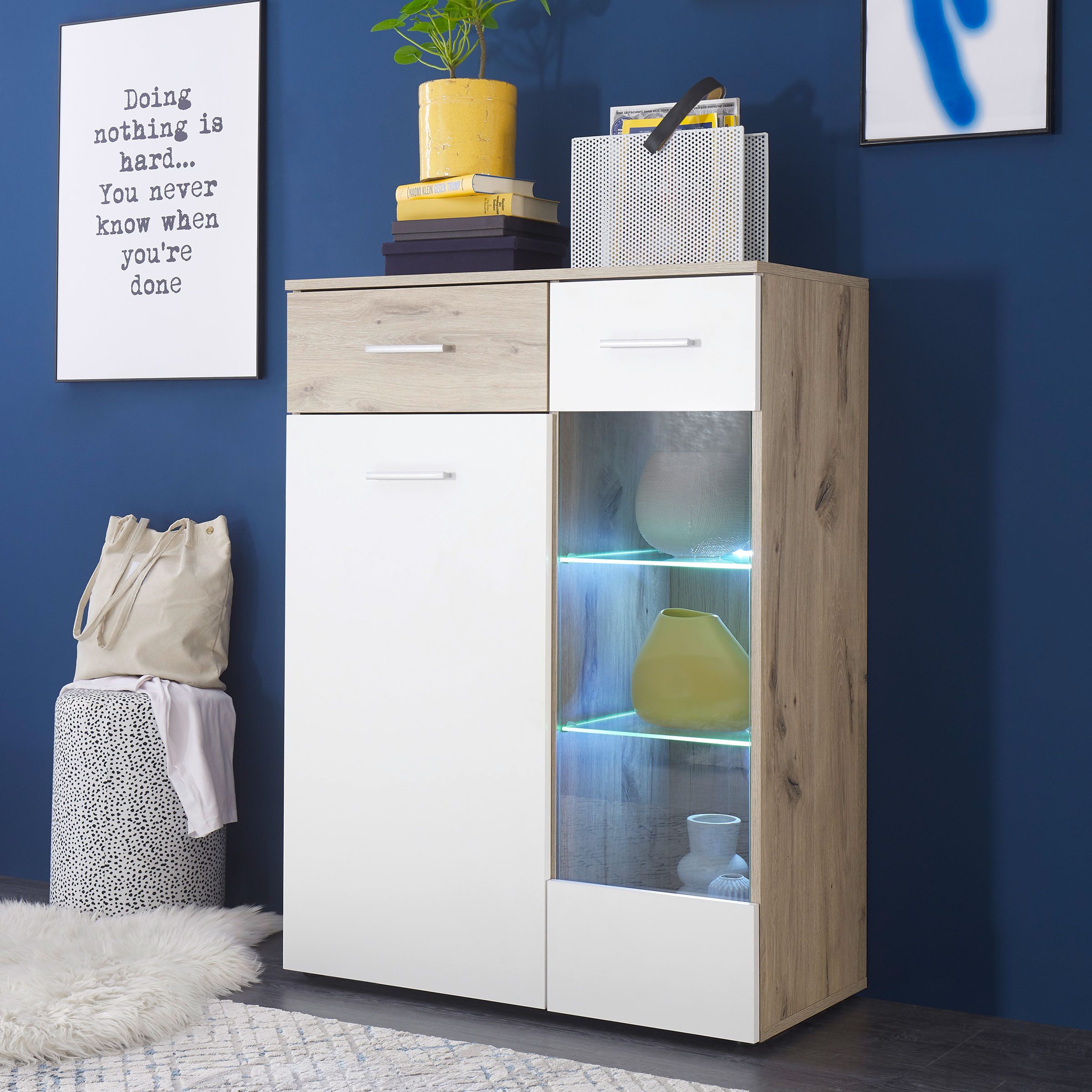 Bega Consult Stauraumvitrine Vitrine BZ5095 halbhoher günstig online kaufen