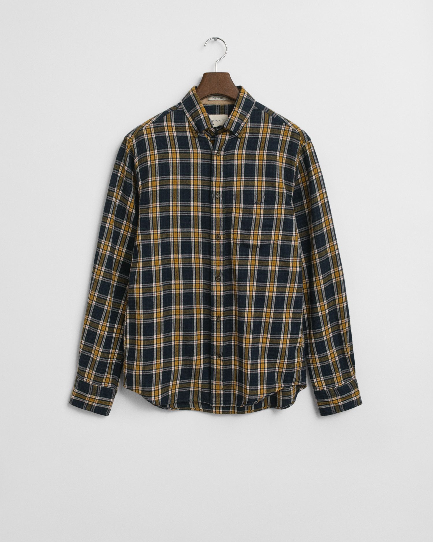 Gant Karohemd REG WINDBLOWN FLANNEL CHECK SHIRT Mit Rundhalsausschnitt
